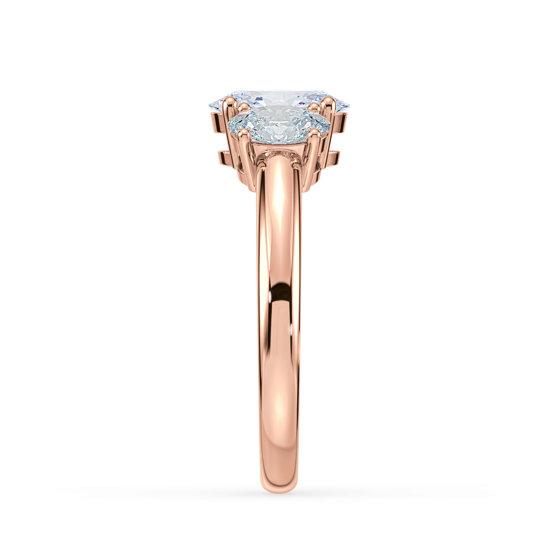 (Royal Asscher Oval - Rose)