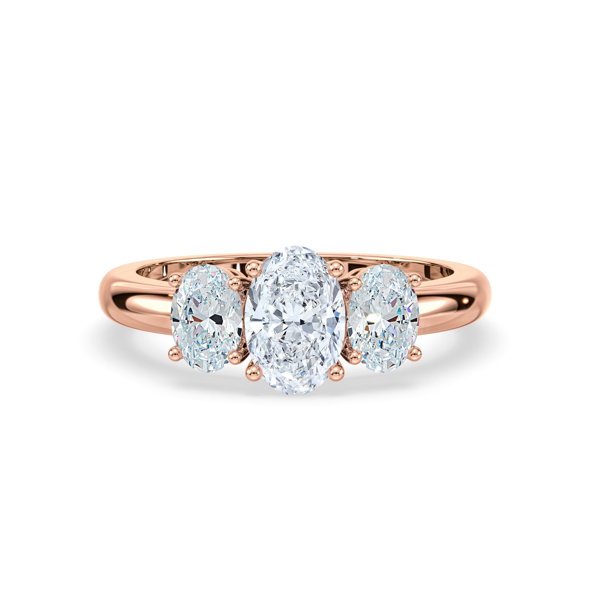 (Royal Asscher Oval - Rose)