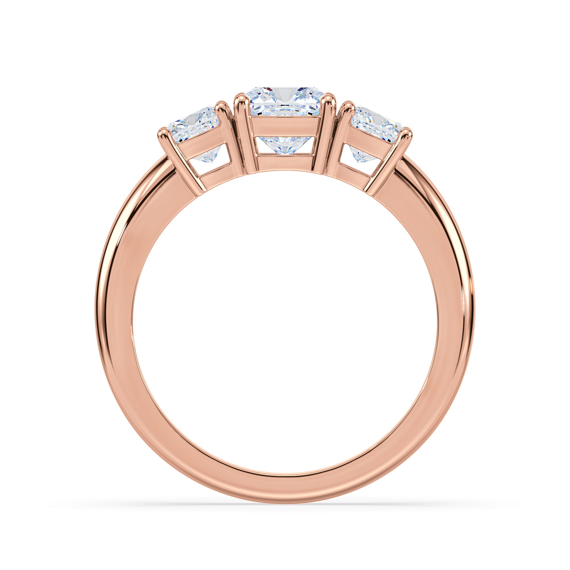 (Royal Asscher Cushion - Rose)