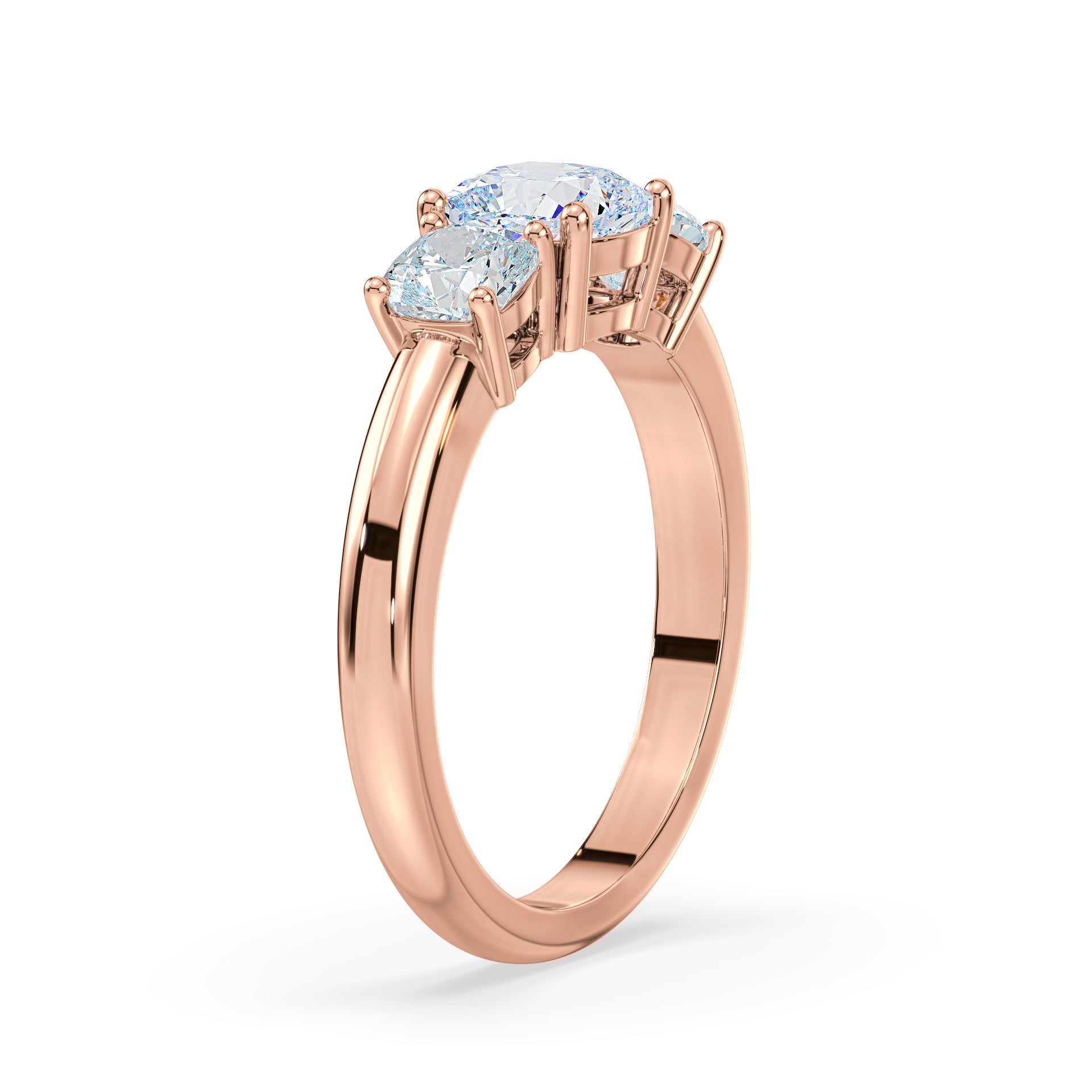 (Royal Asscher Cushion - Rose)