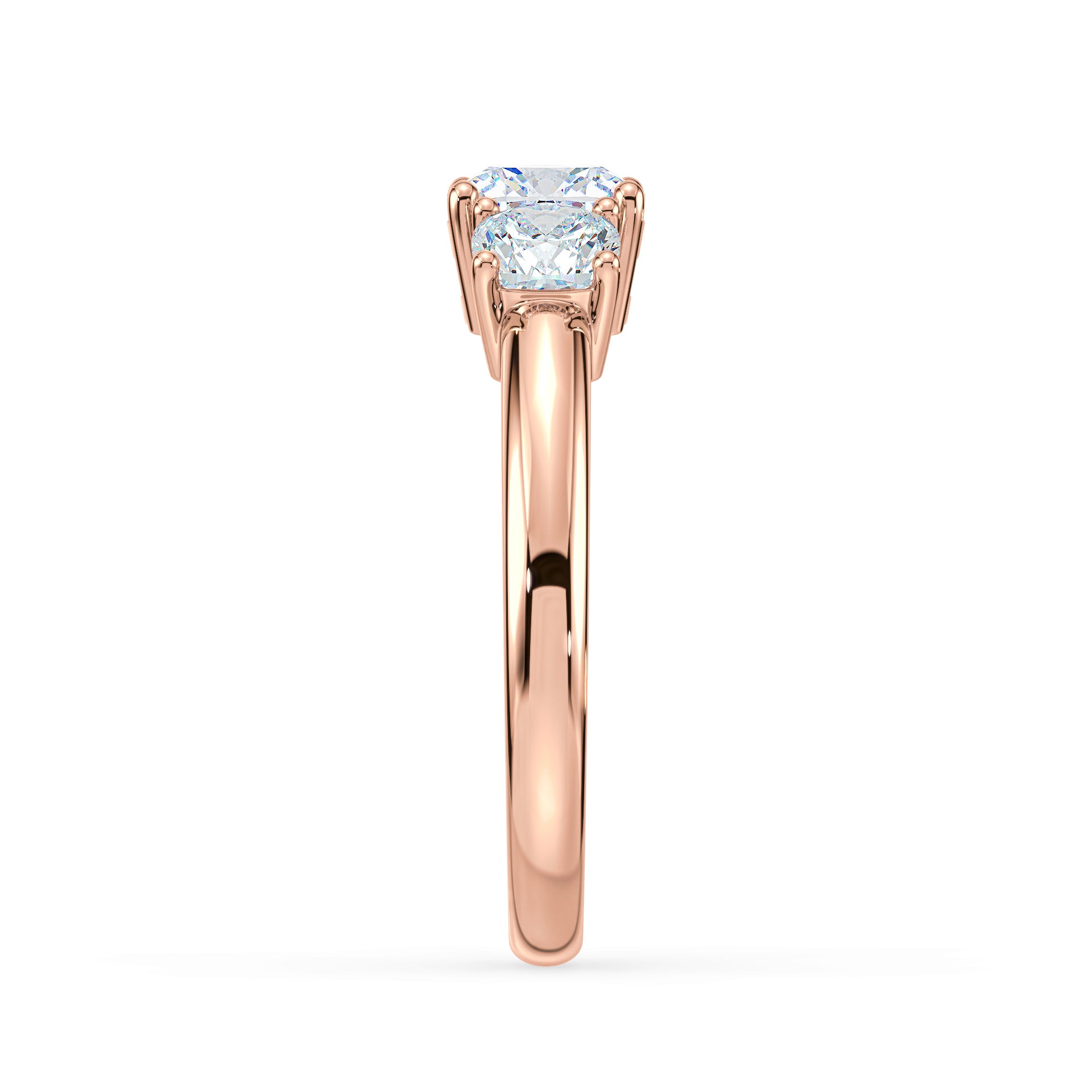 (Royal Asscher Cushion - Rose)
