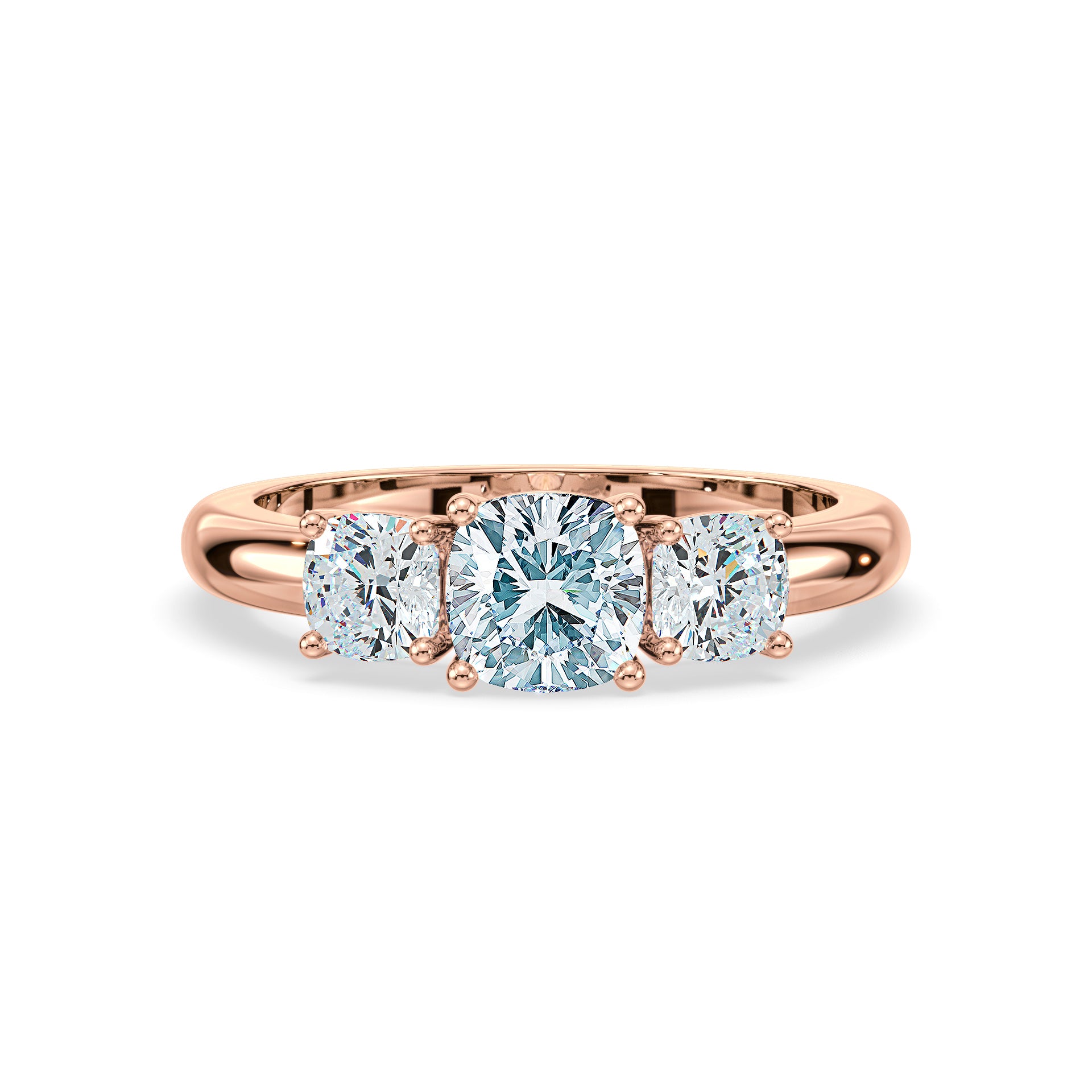 (Royal Asscher Cushion - Rose)