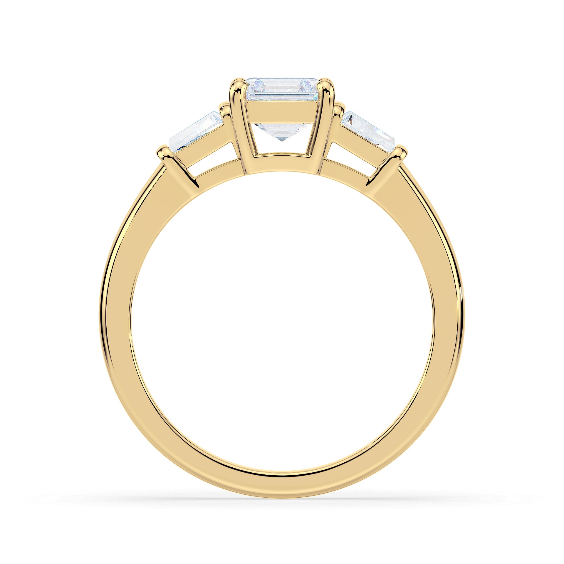 (Royal Asscher Cut - Yellow)