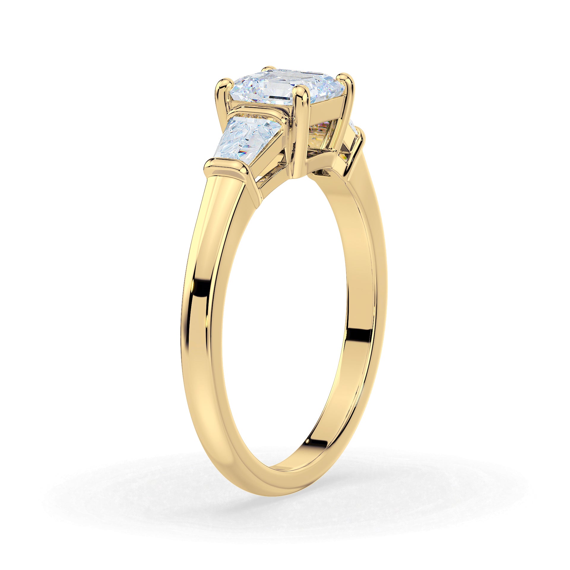 (Royal Asscher Cut - Yellow)
