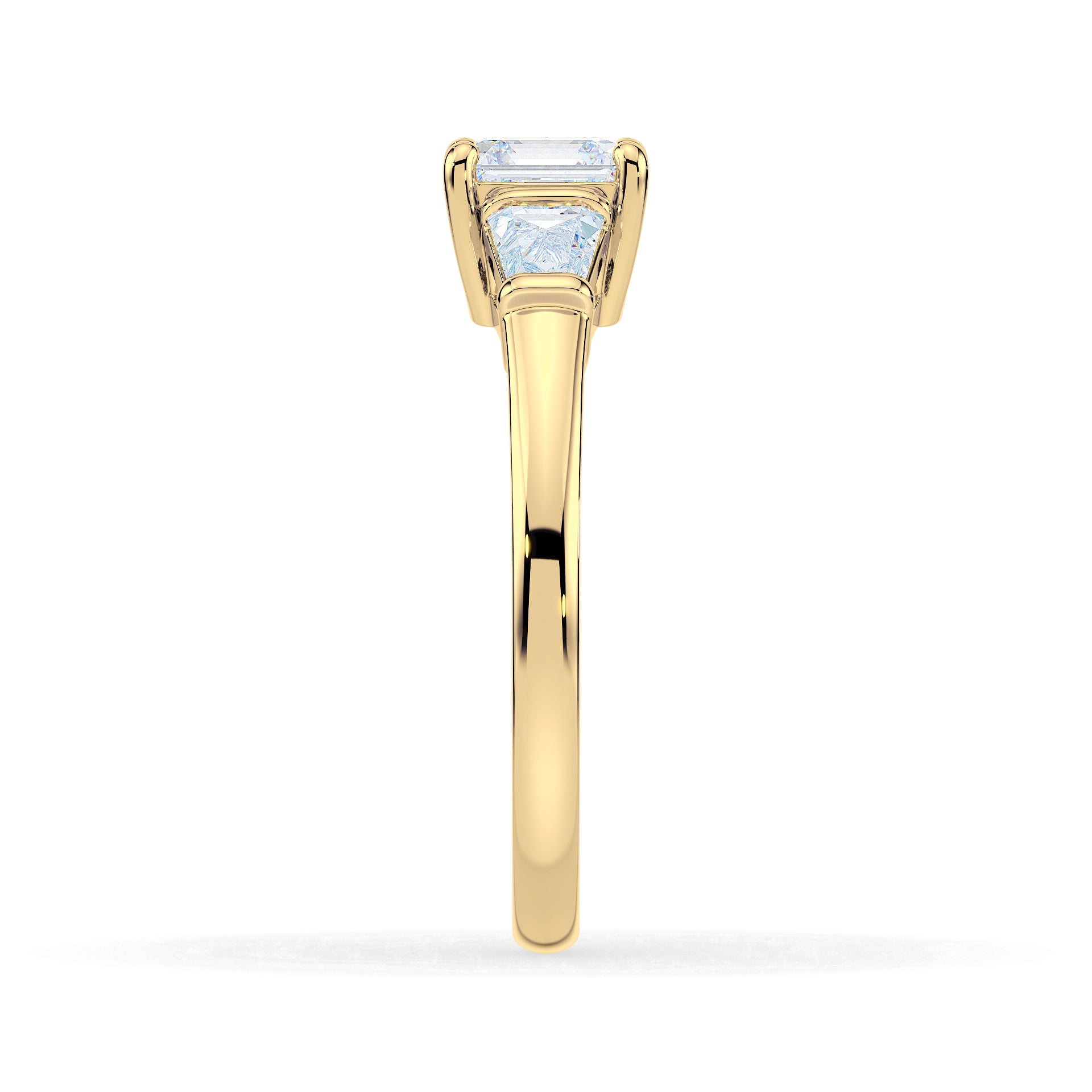 (Royal Asscher Cut - Yellow)