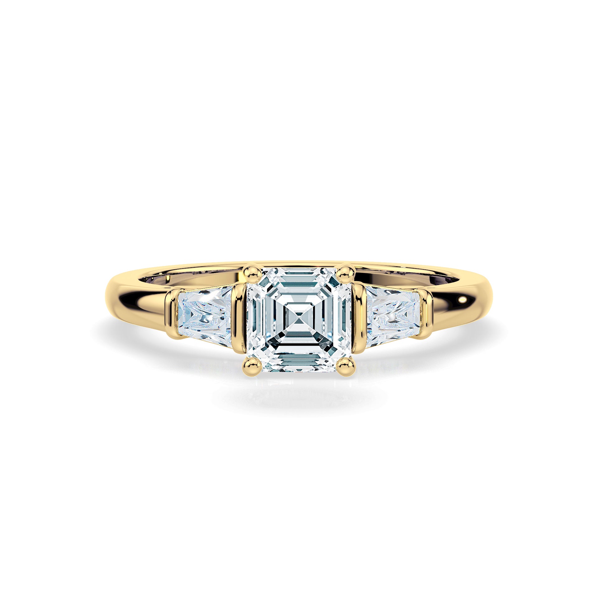 (Royal Asscher Cut - Yellow)