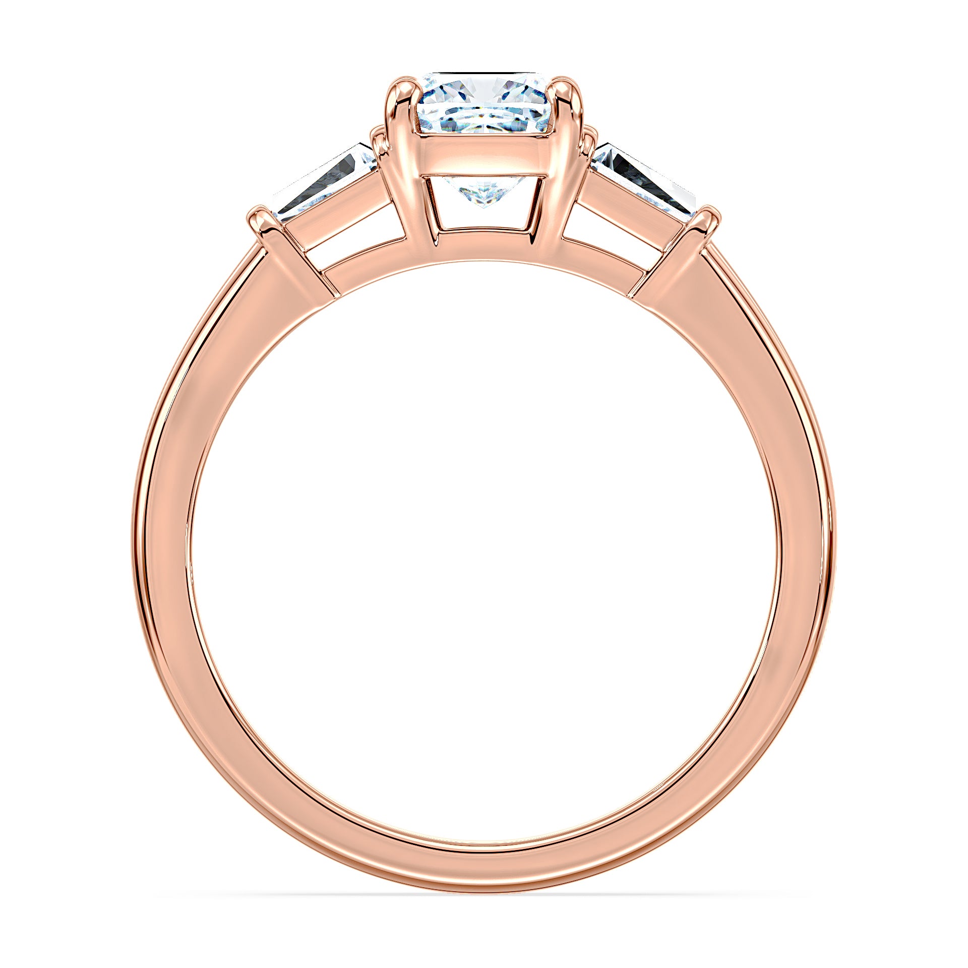 (Royal Asscher Cushion - Rose)
