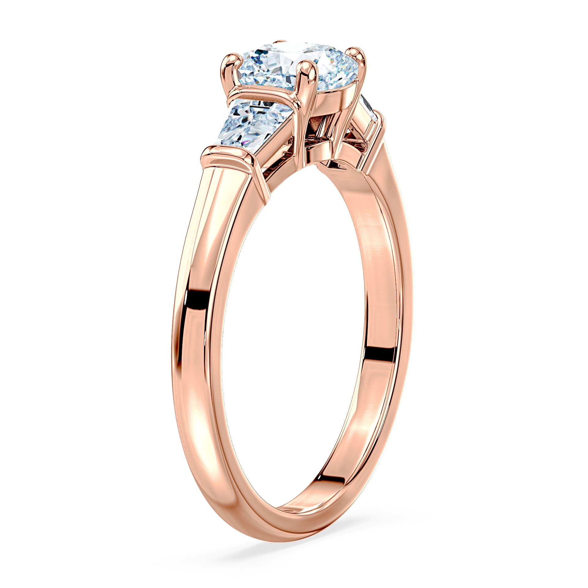(Royal Asscher Cushion - Rose)