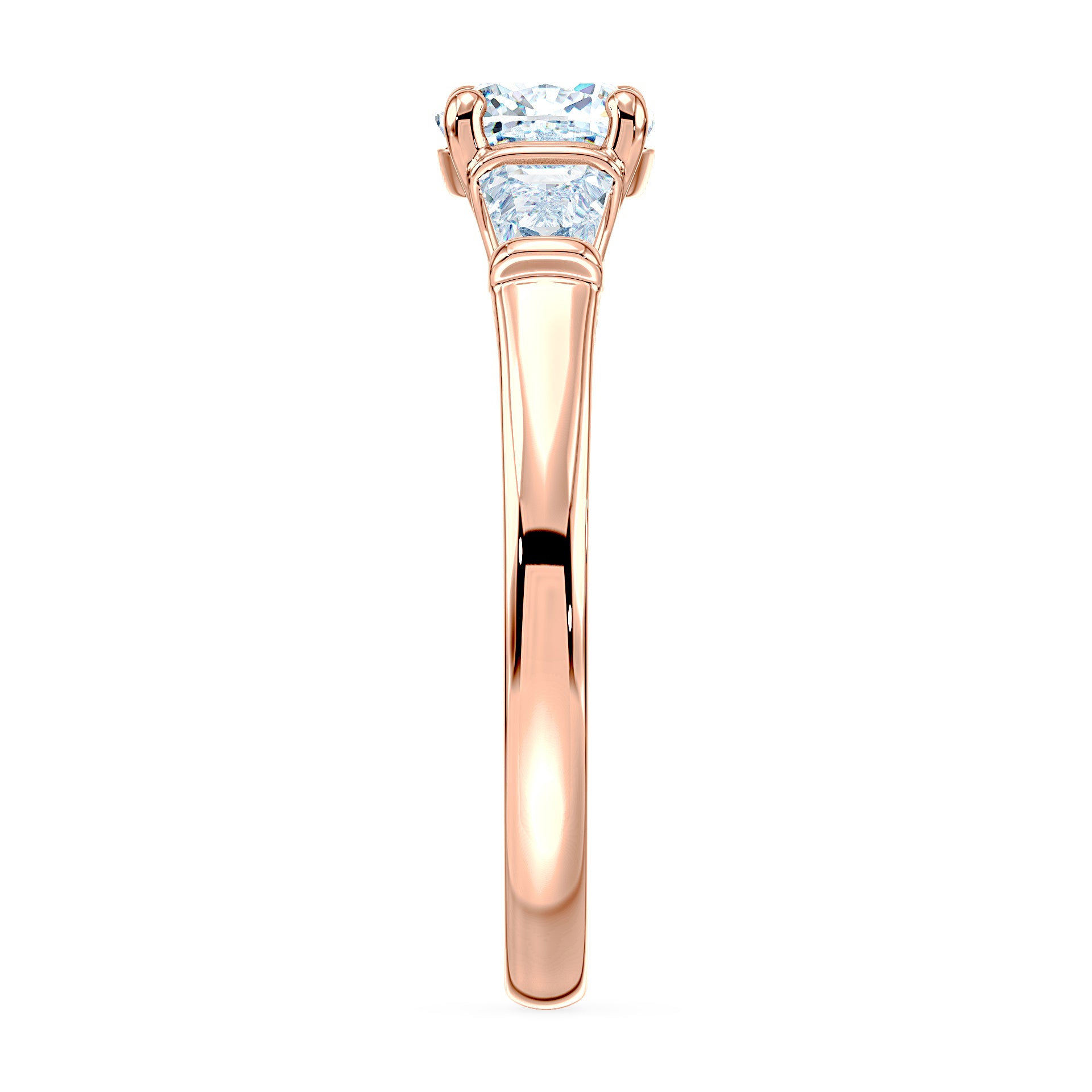 (Royal Asscher Cushion - Rose)