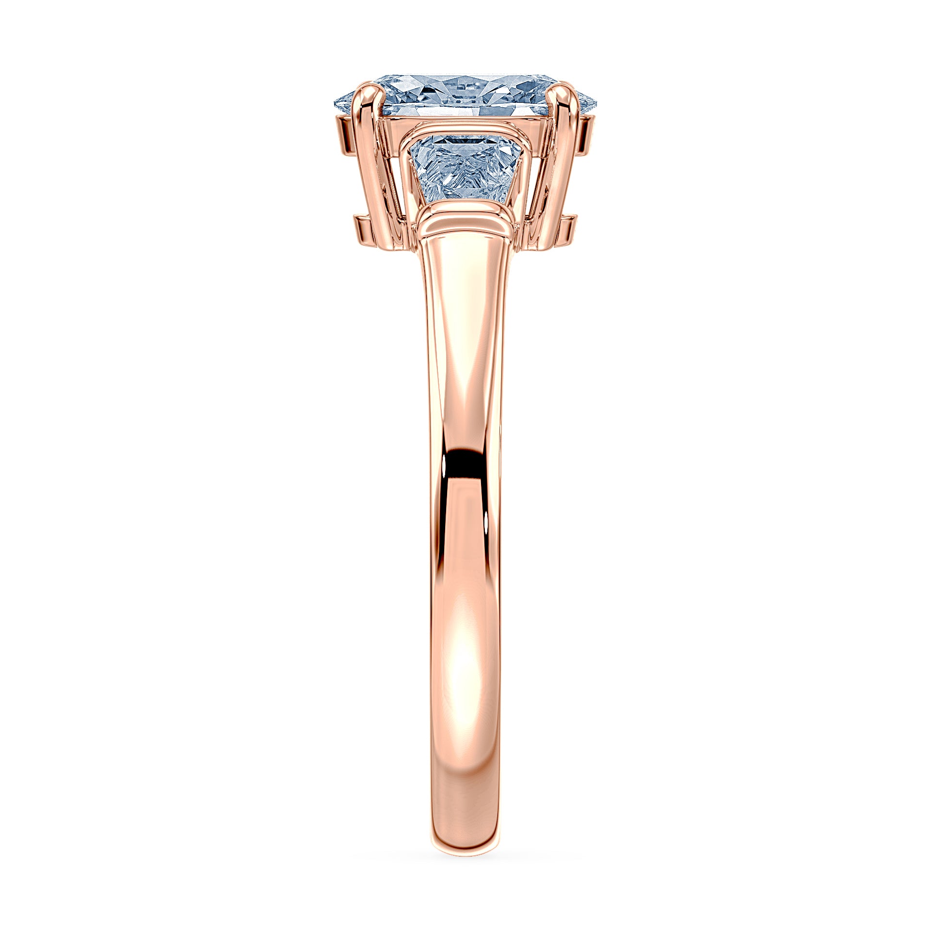 (Royal Asscher Oval - Rose)