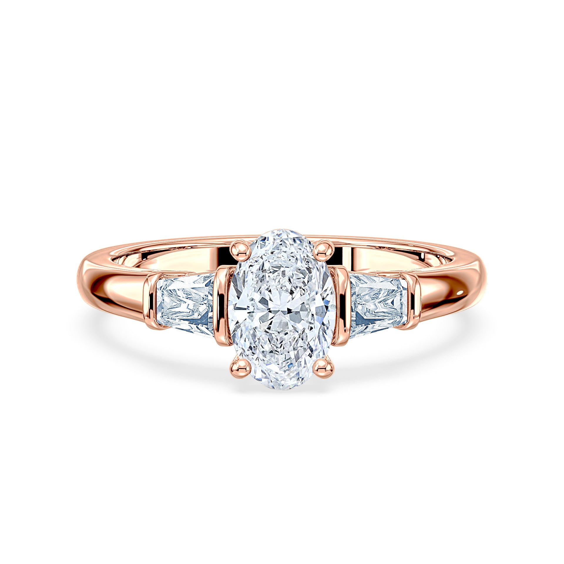 (Royal Asscher Oval - Rose)
