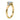 (Royal Asscher Oval - Yellow)