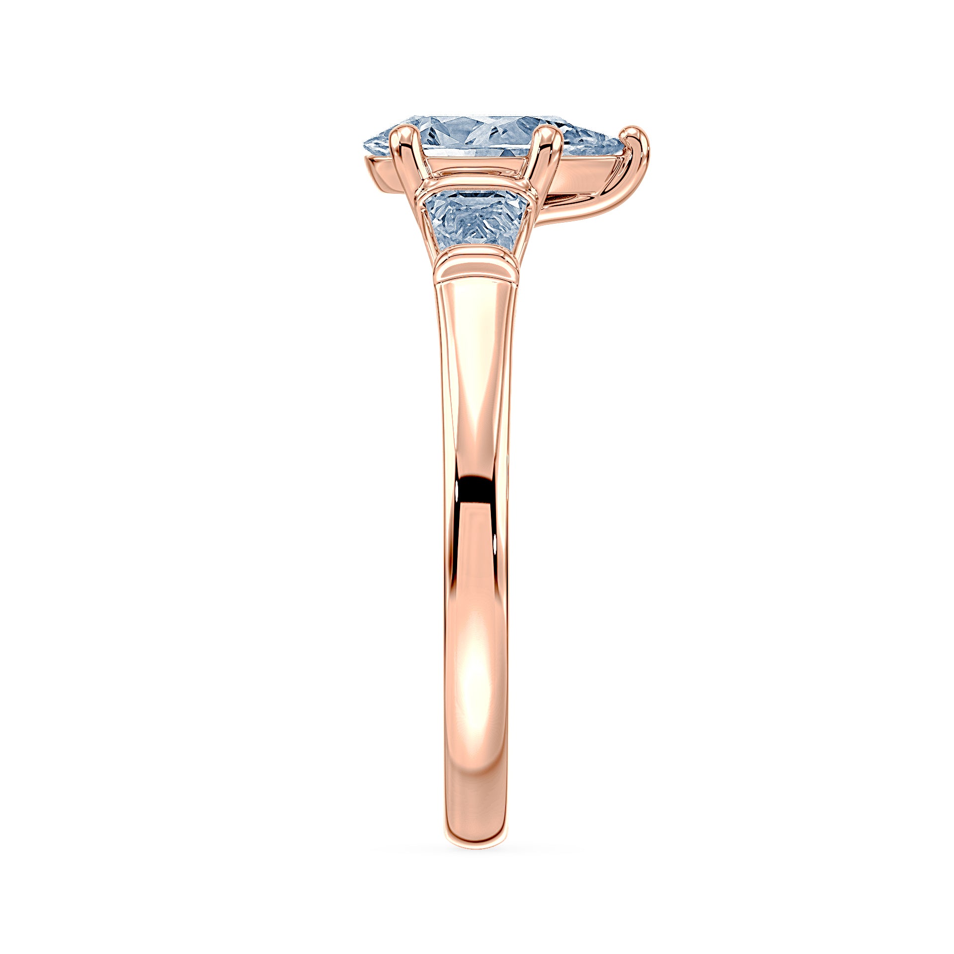 (Royal Asscher Pear - Rose)