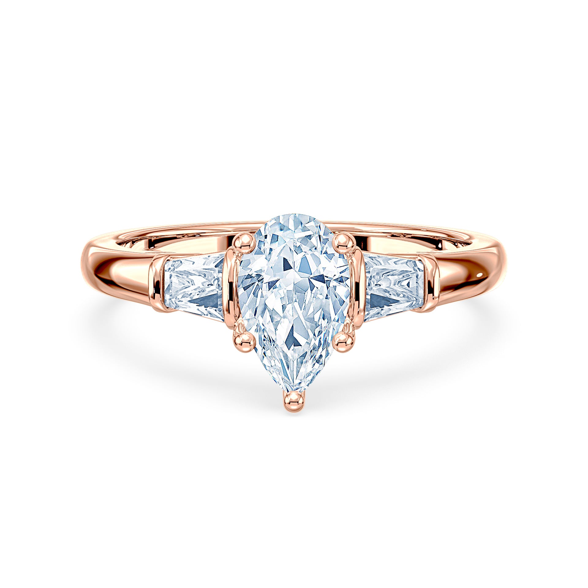(Royal Asscher Pear - Rose)