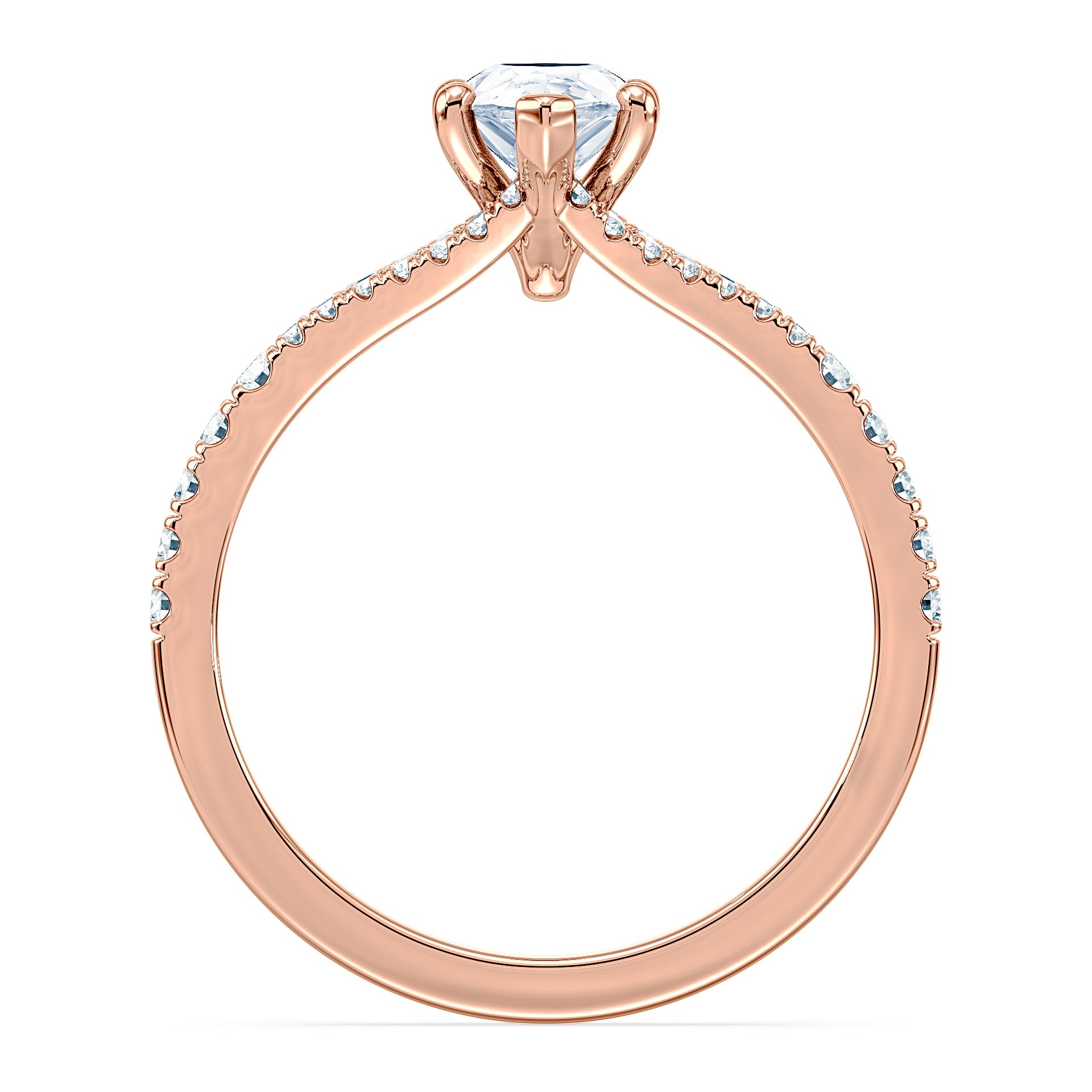 (Royal Asscher Pear - Rose)