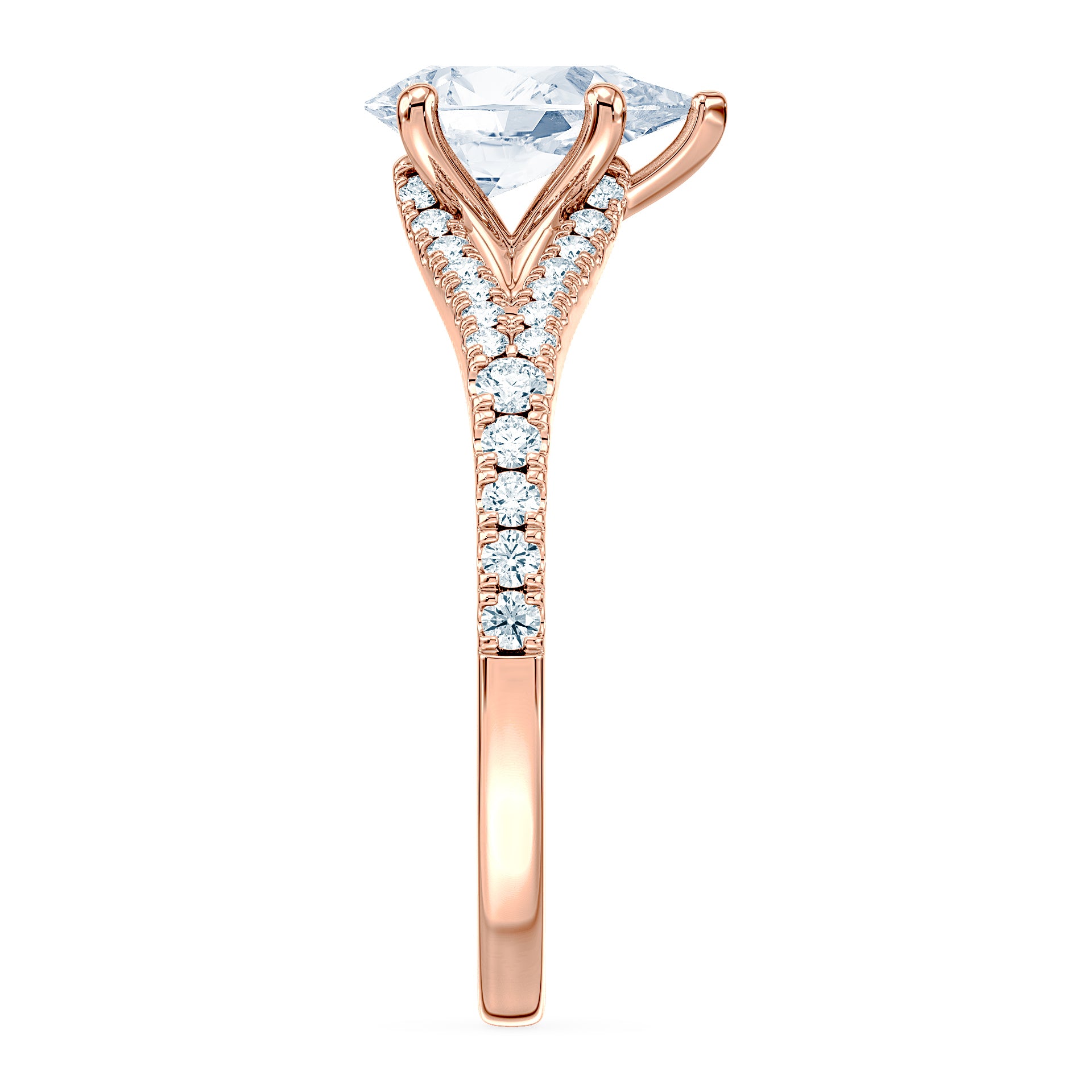 (Royal Asscher Pear - Rose)