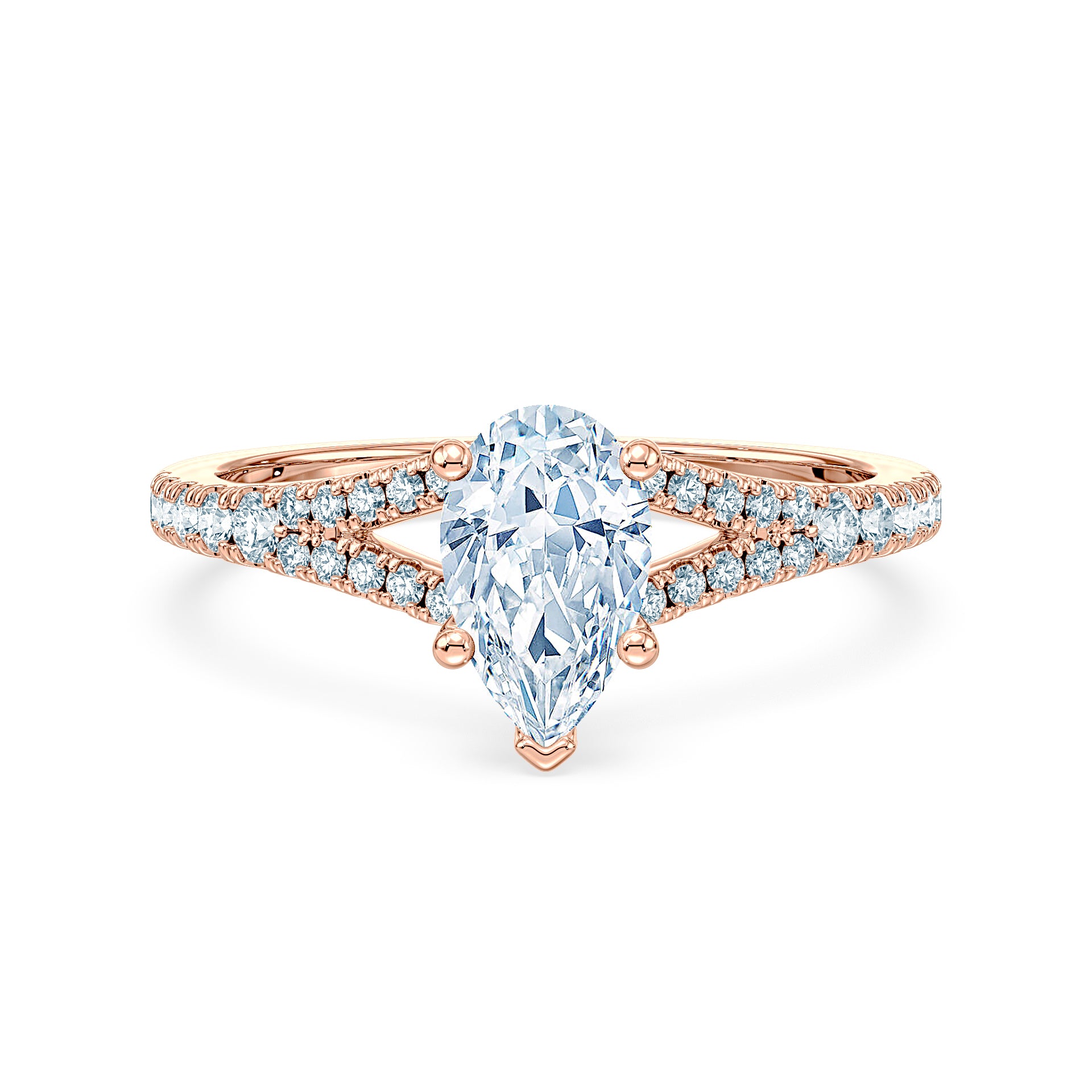 (Royal Asscher Pear - Rose)
