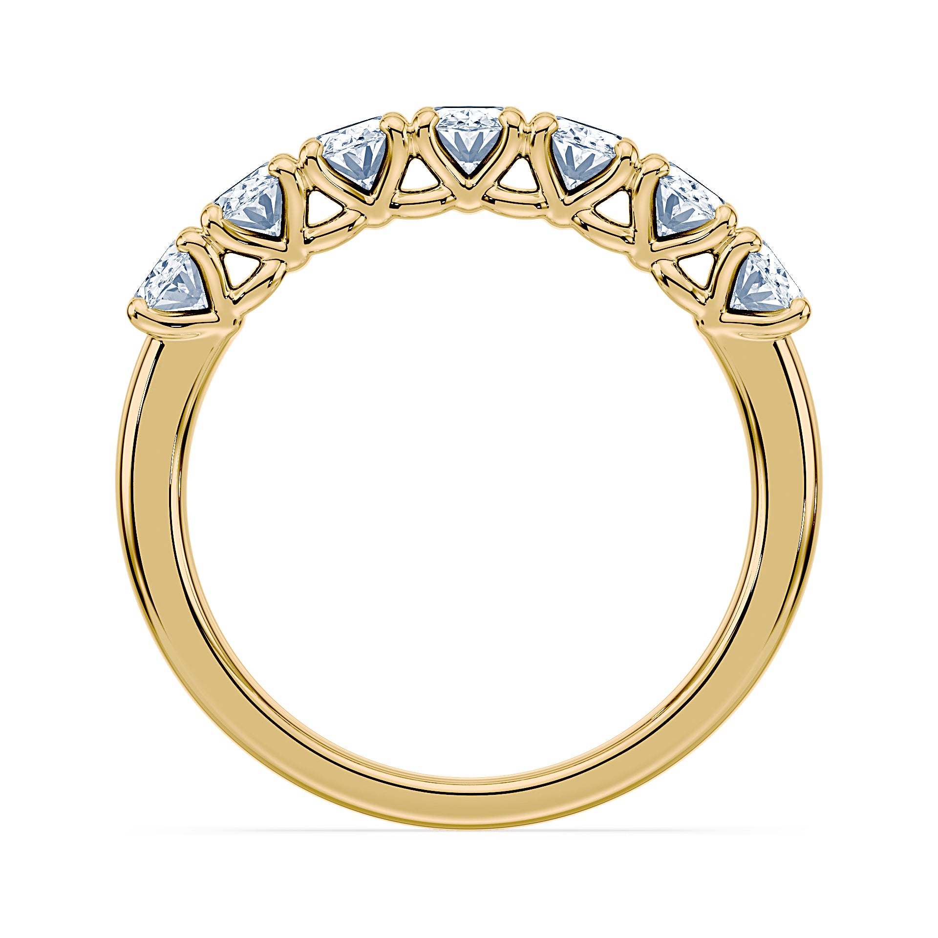 (Royal Asscher Oval - Yellow)