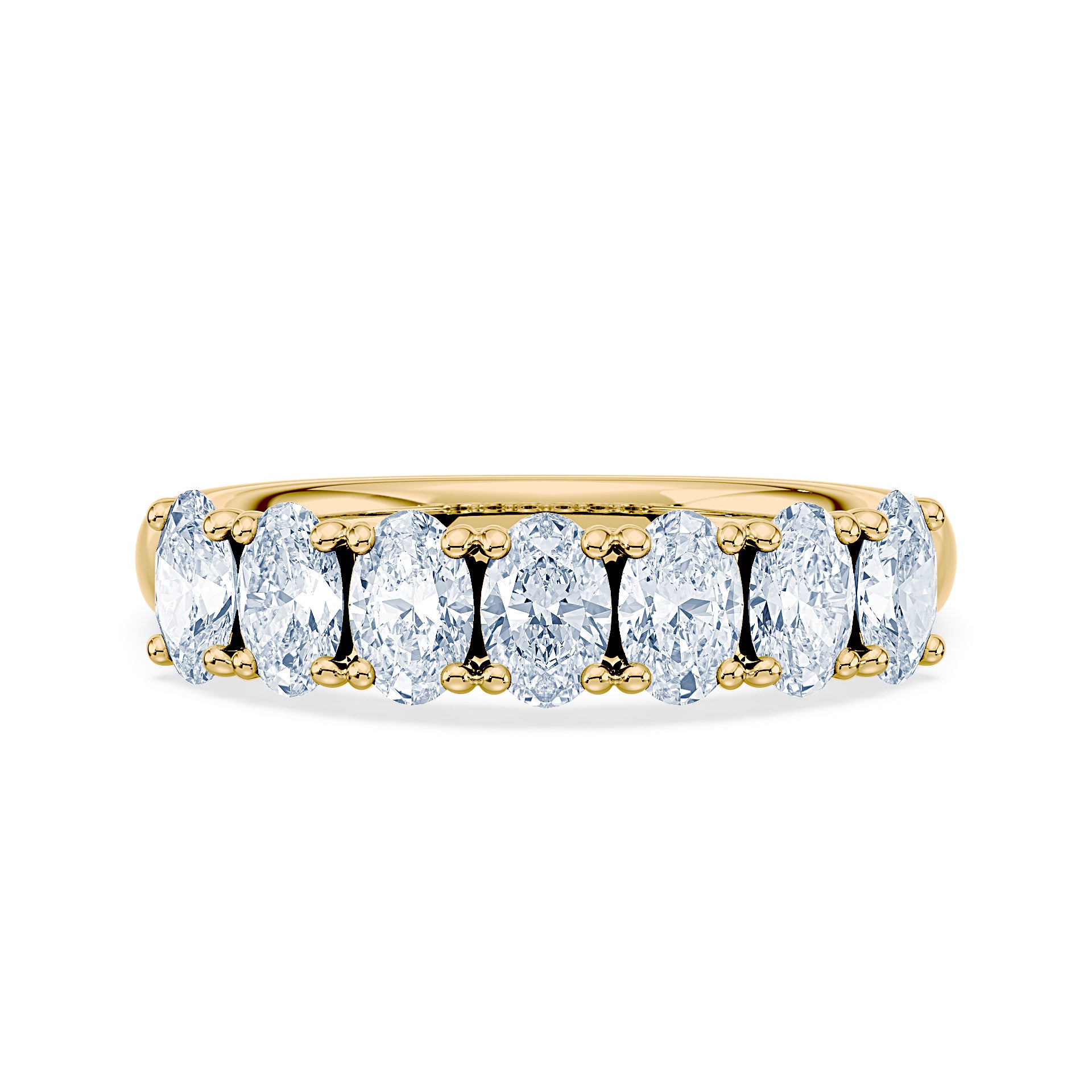 (Royal Asscher Oval - Yellow)