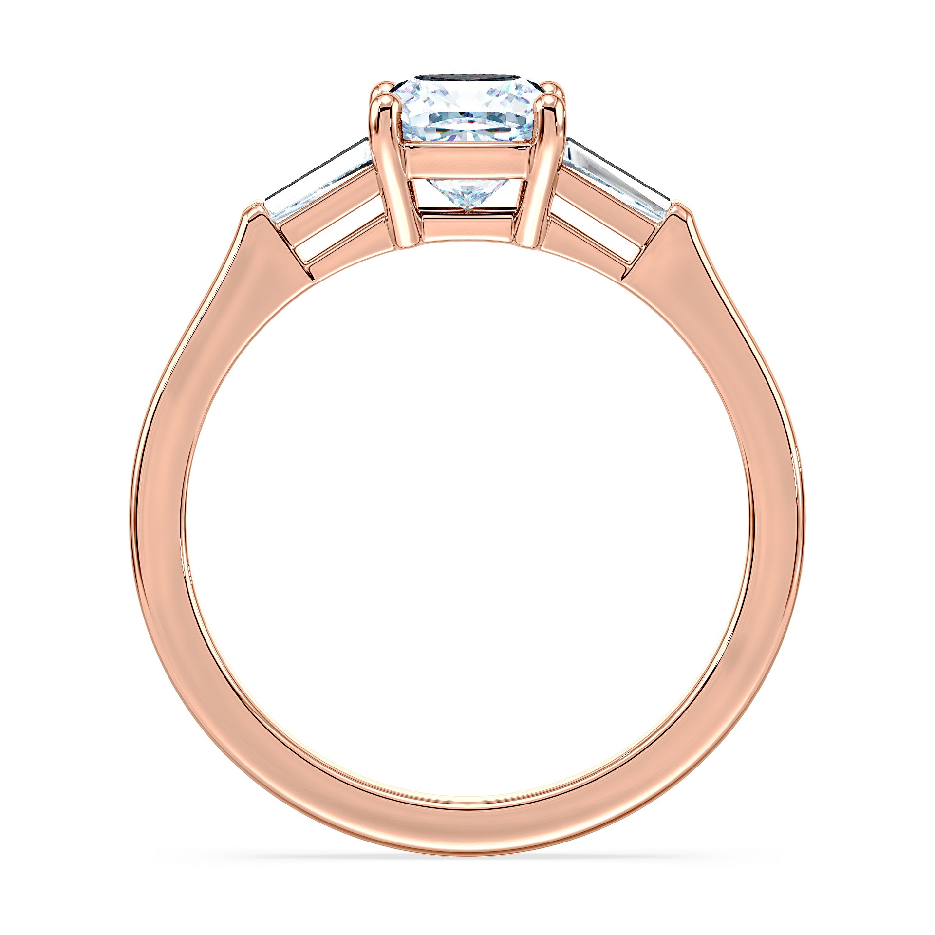 (Royal Asscher Cushion - Rose)