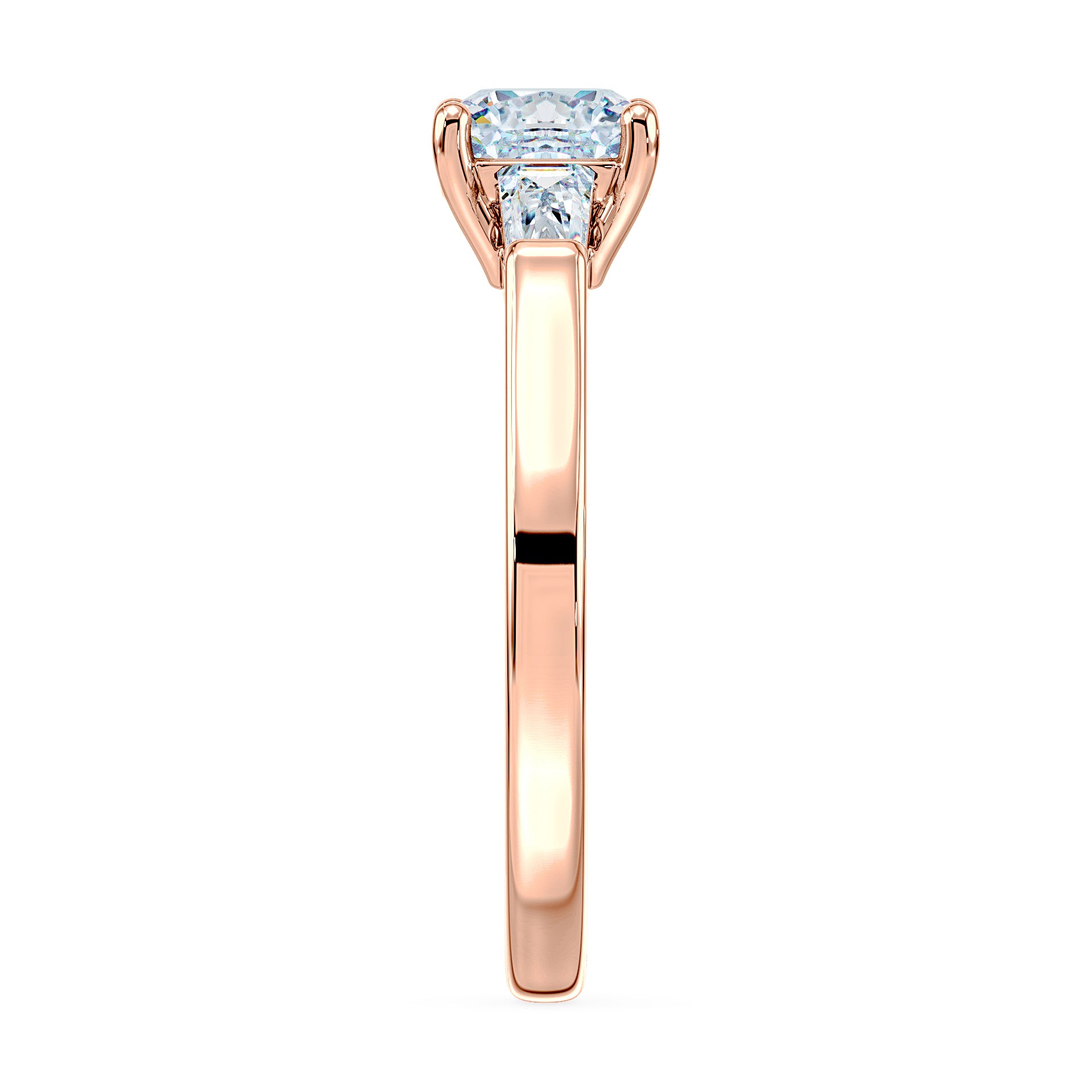 (Royal Asscher Cushion - Rose)