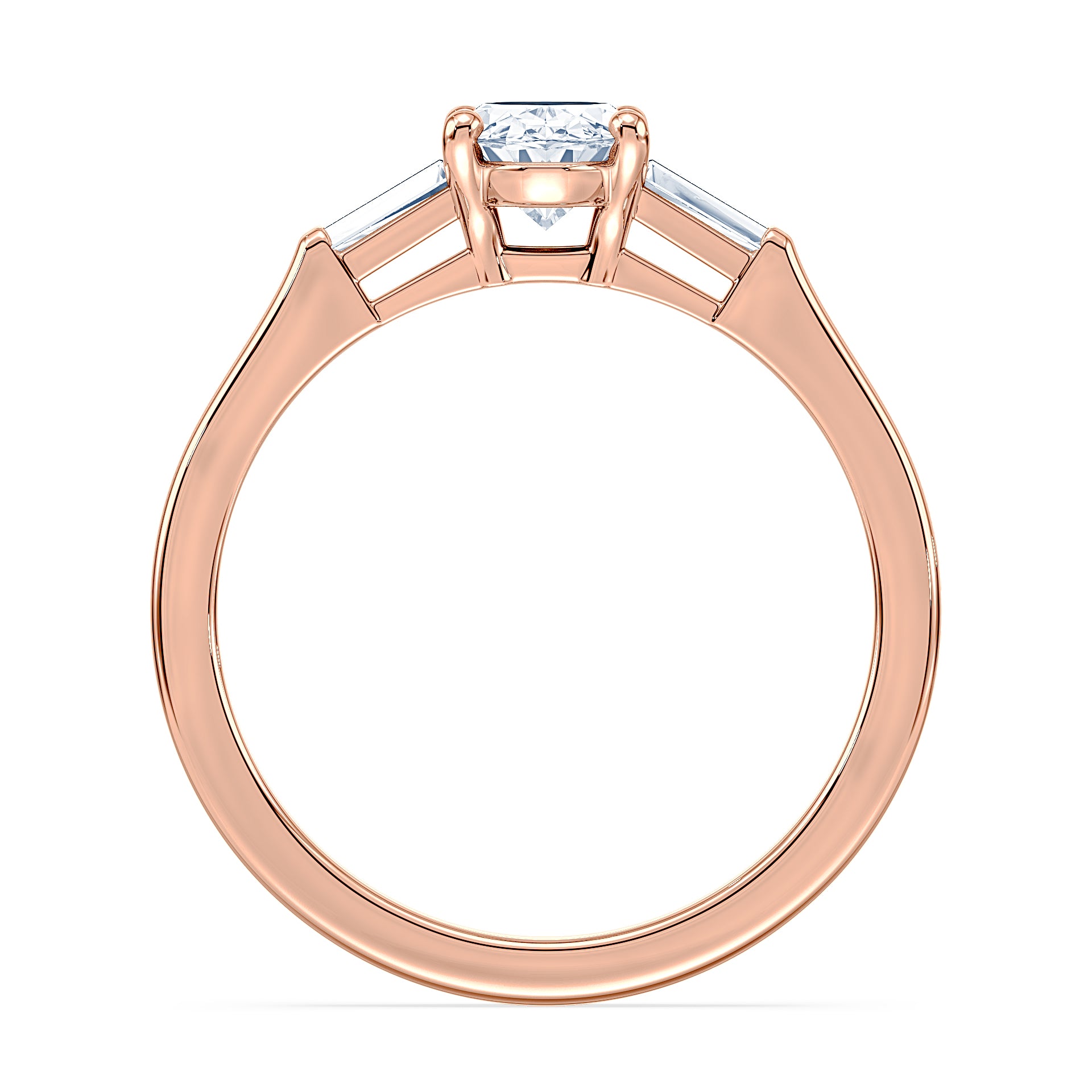 (Royal Asscher Oval - Rose)