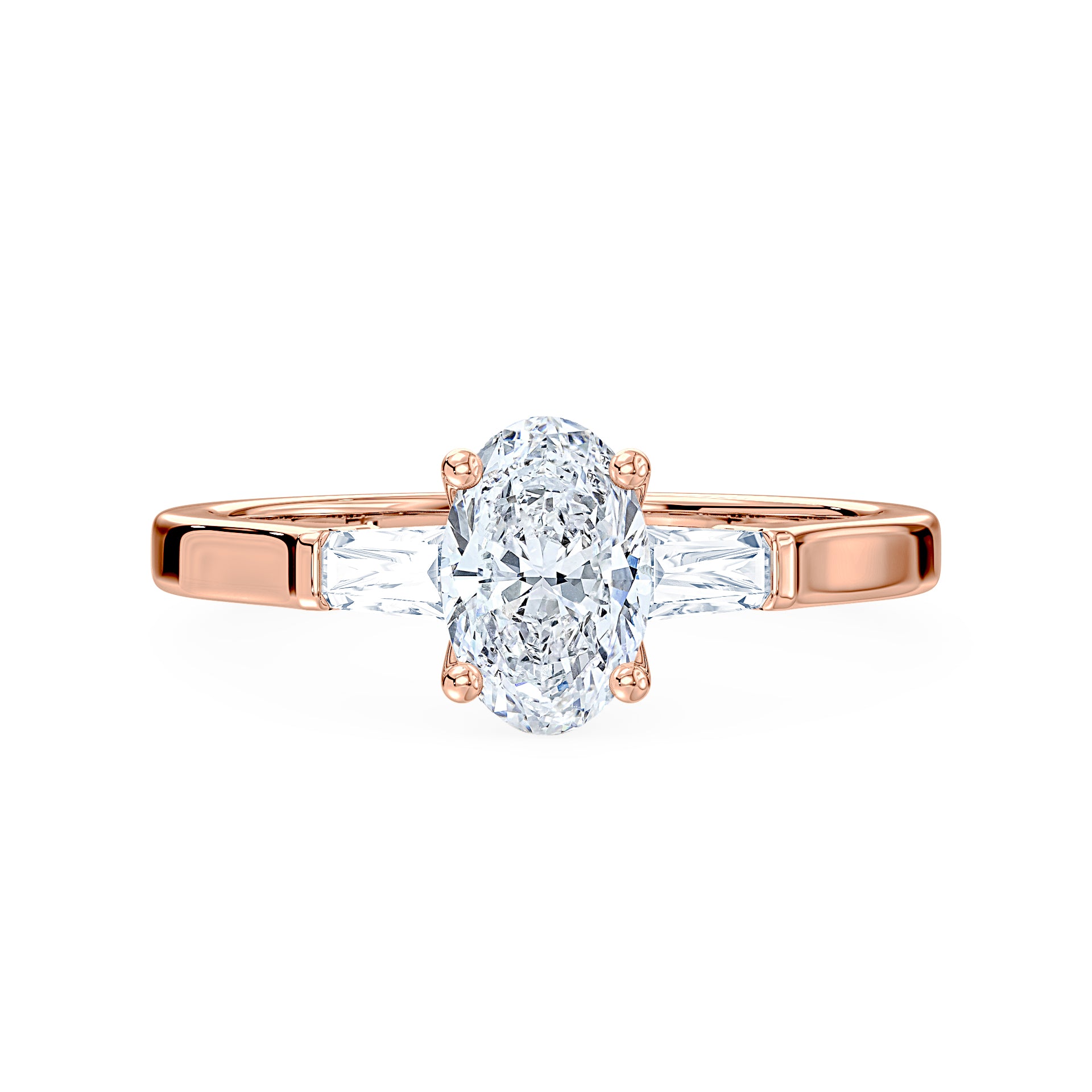 (Royal Asscher Oval - Rose)