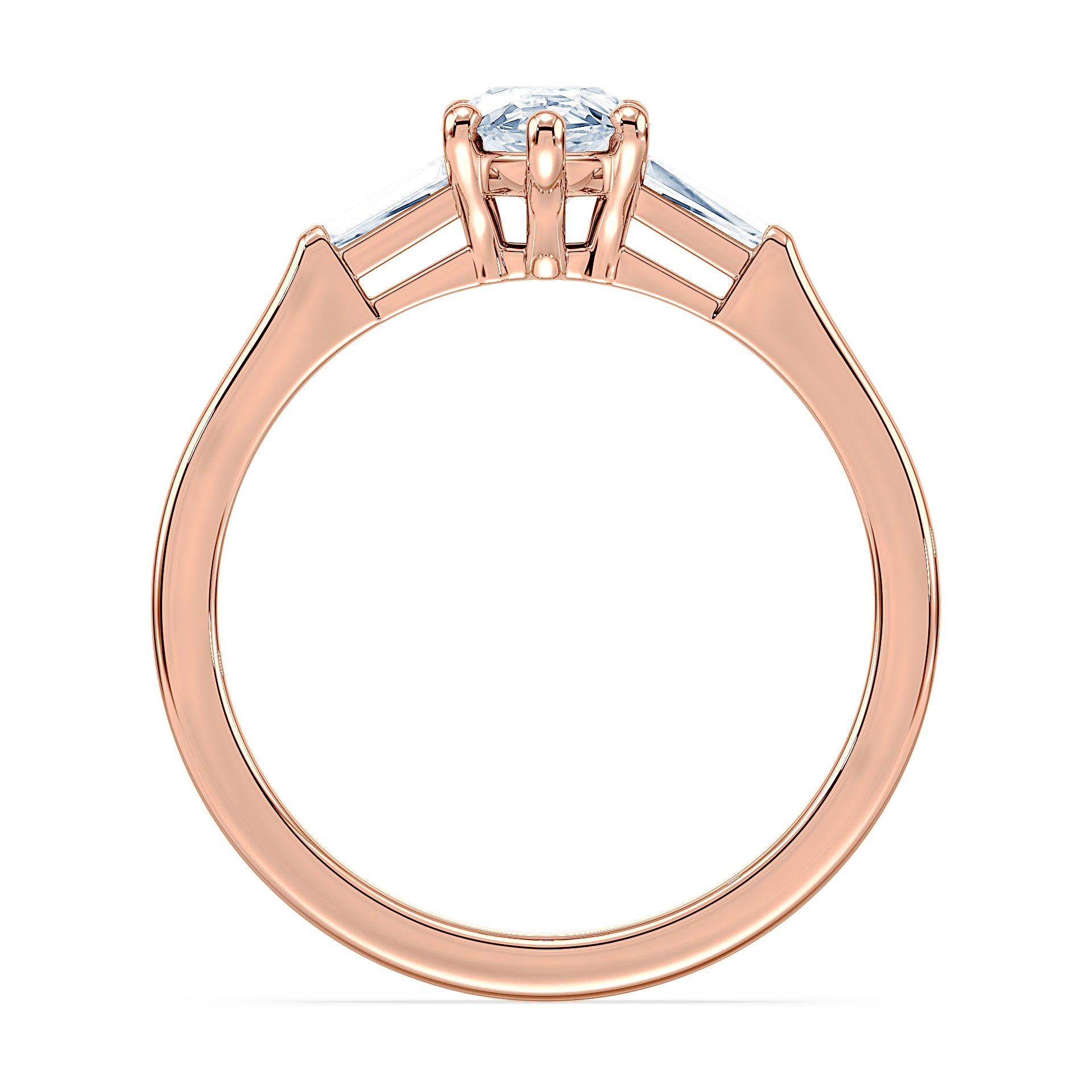(Royal Asscher Pear - Rose)