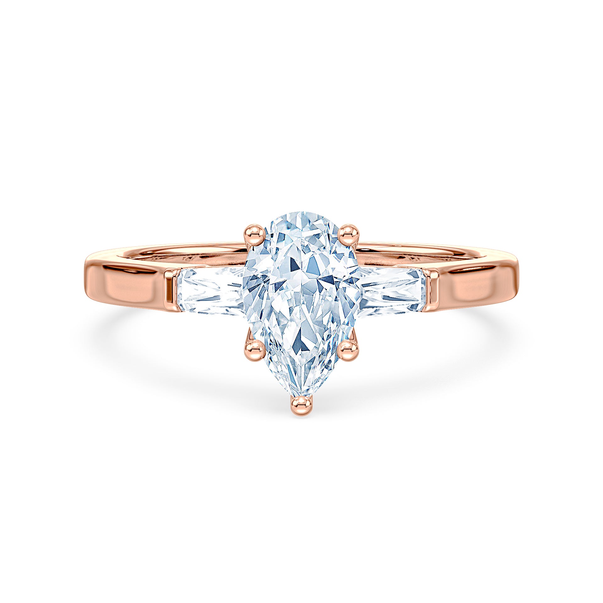 (Royal Asscher Pear - Rose)