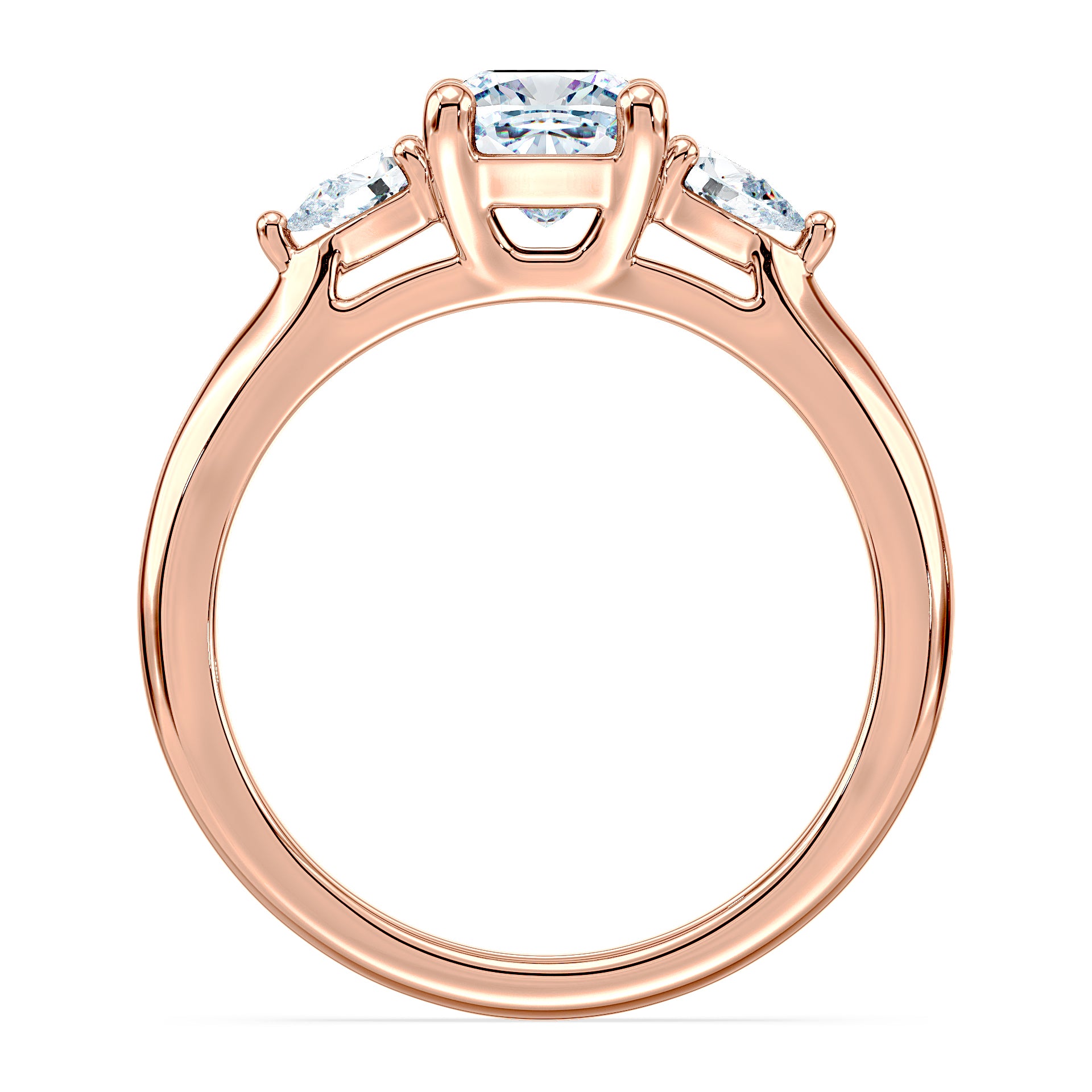(Royal Asscher Cushion - Rose)