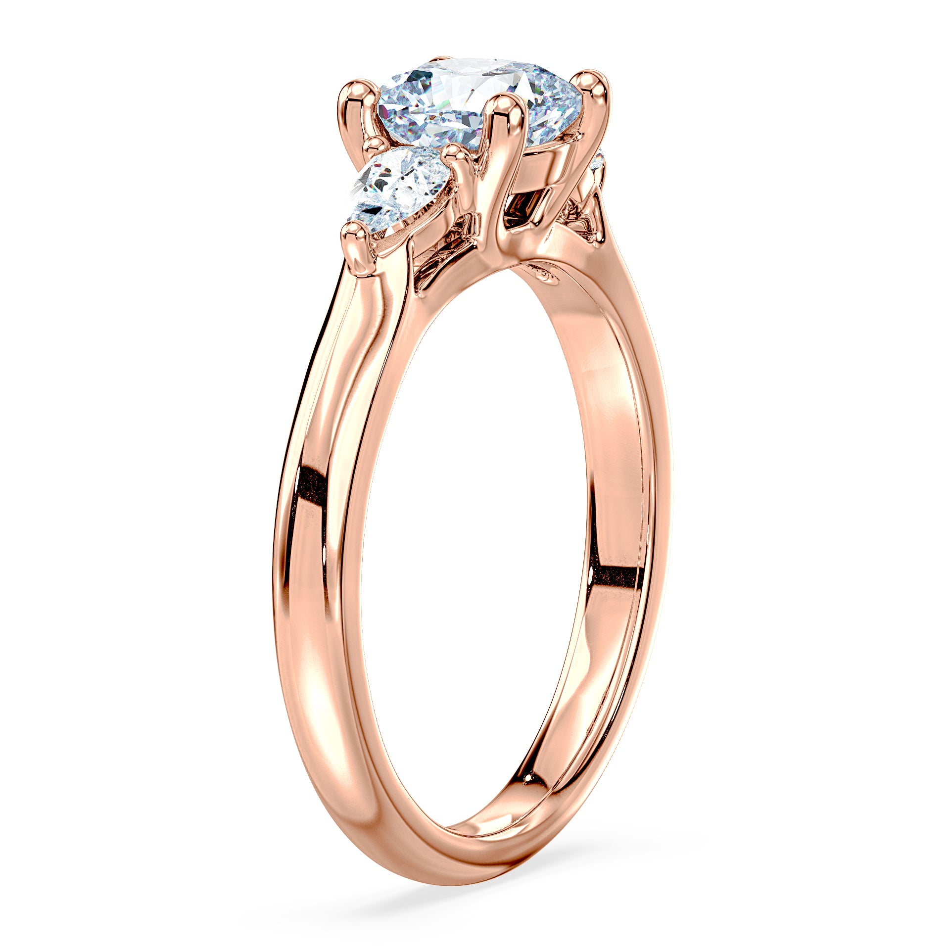 (Royal Asscher Cushion - Rose)