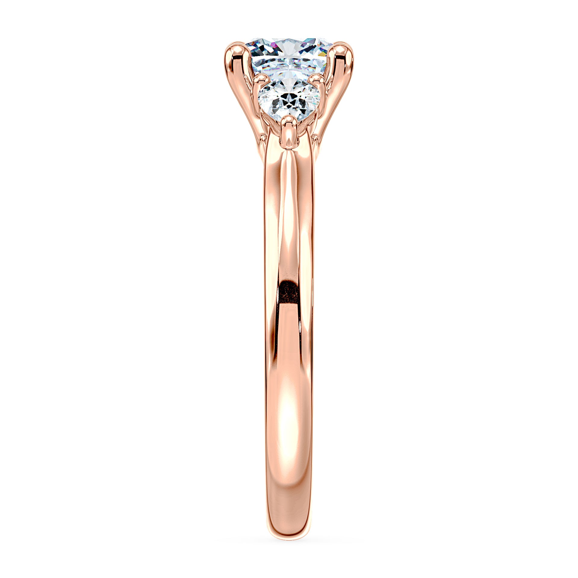 (Royal Asscher Cushion - Rose)