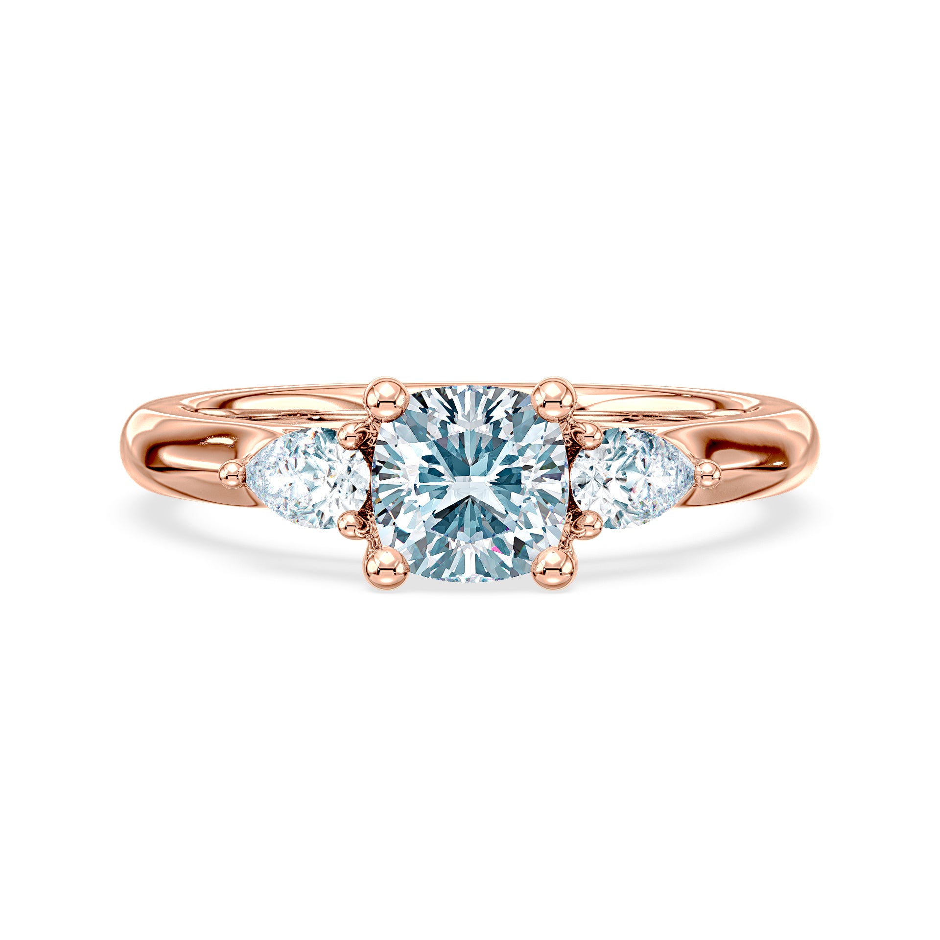 (Royal Asscher Cushion - Rose)