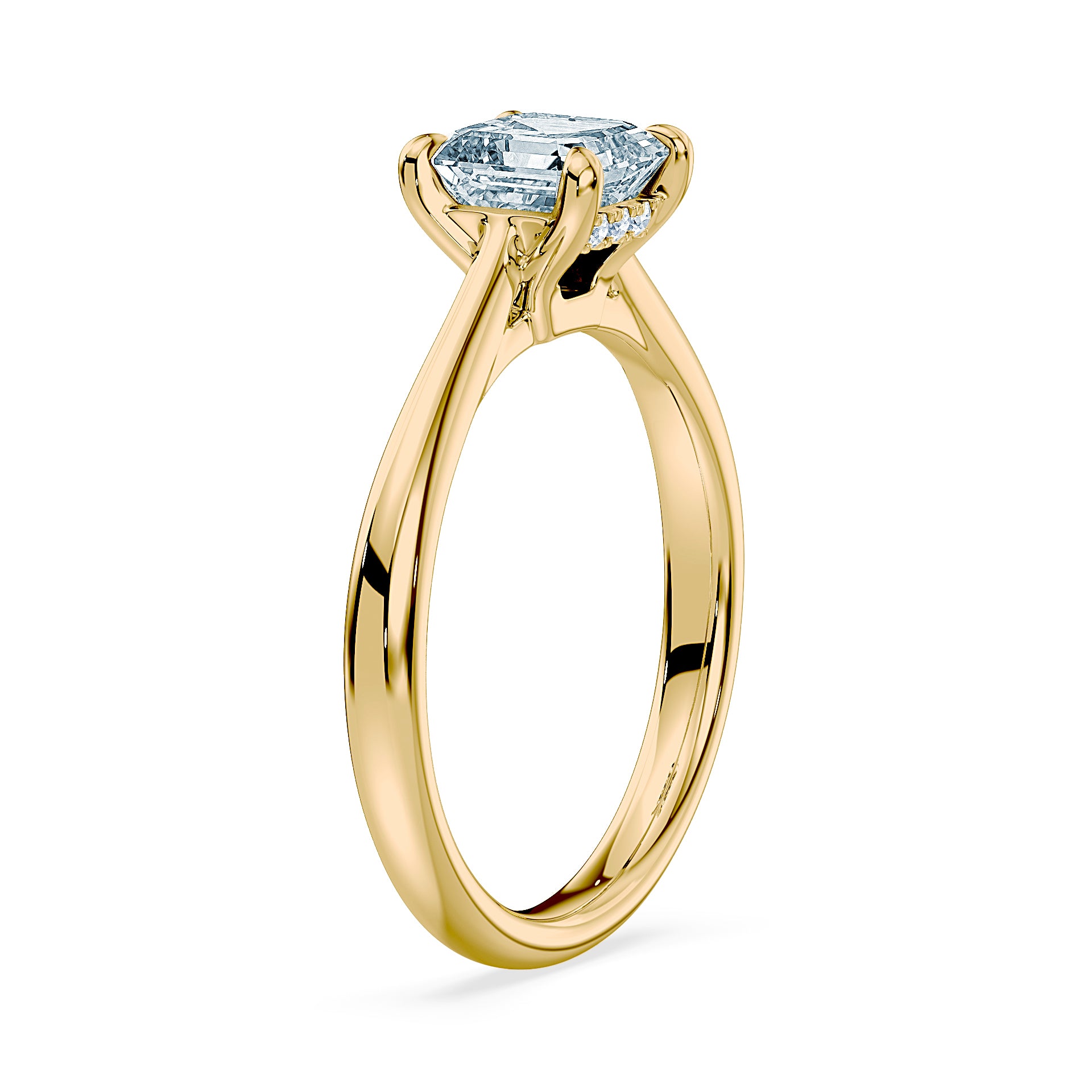 (Royal Asscher Cut - Yellow)