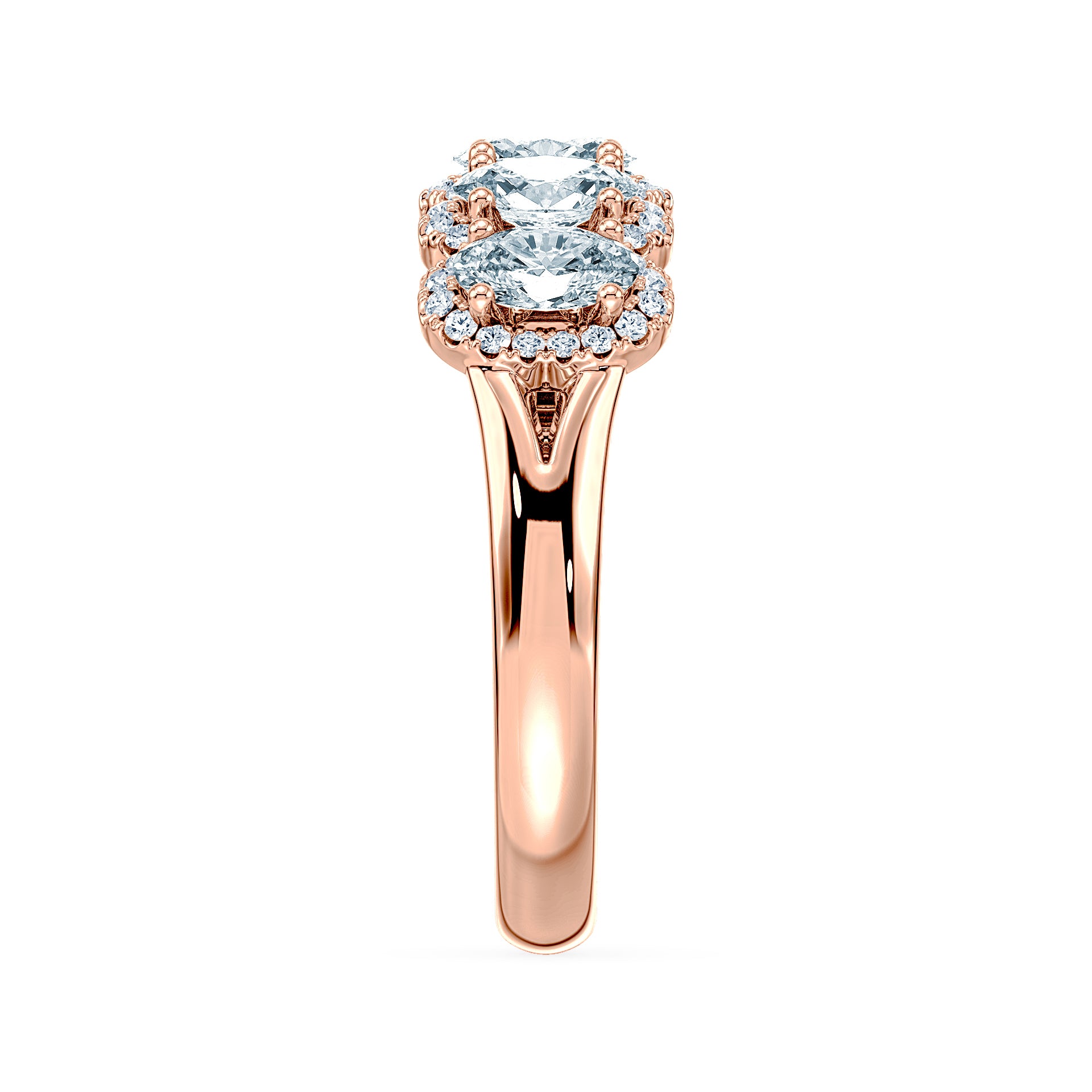 (Royal Asscher Oval - Rose)