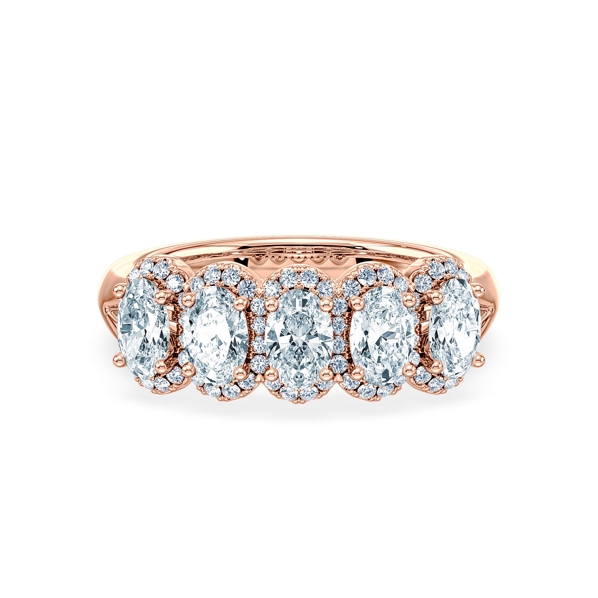 (Royal Asscher Oval - Rose)