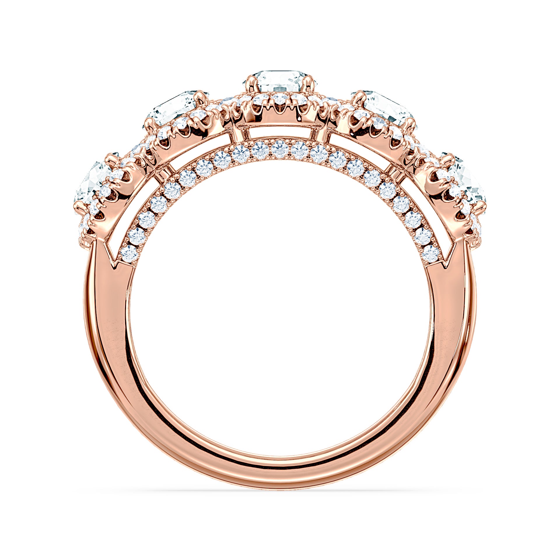 (Royal Asscher Brilliant - Rose)