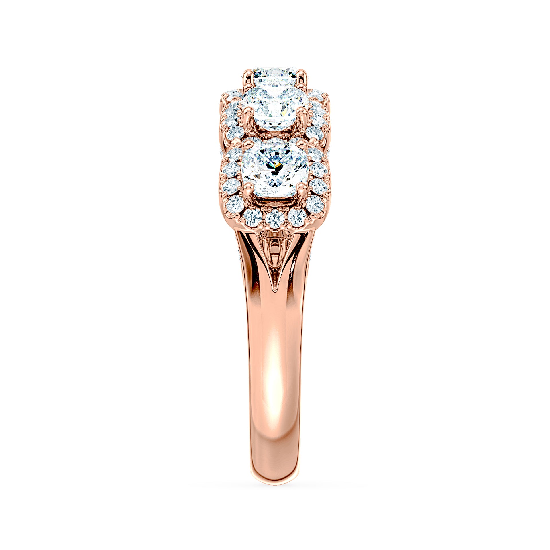 (Royal Asscher Cushion - Rose)