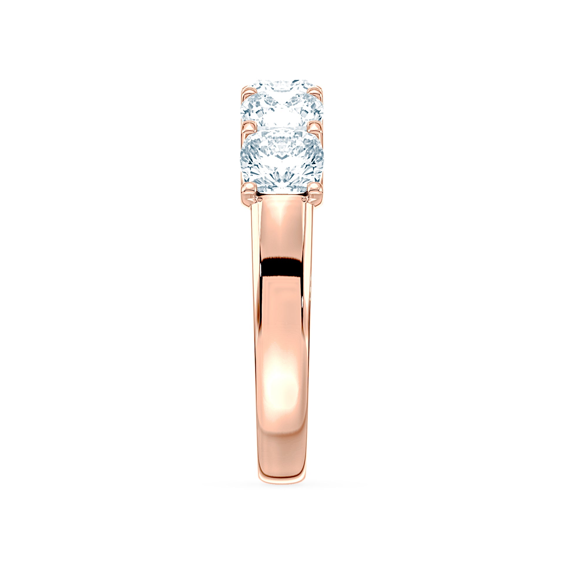 (Royal Asscher Cushion - Rose)