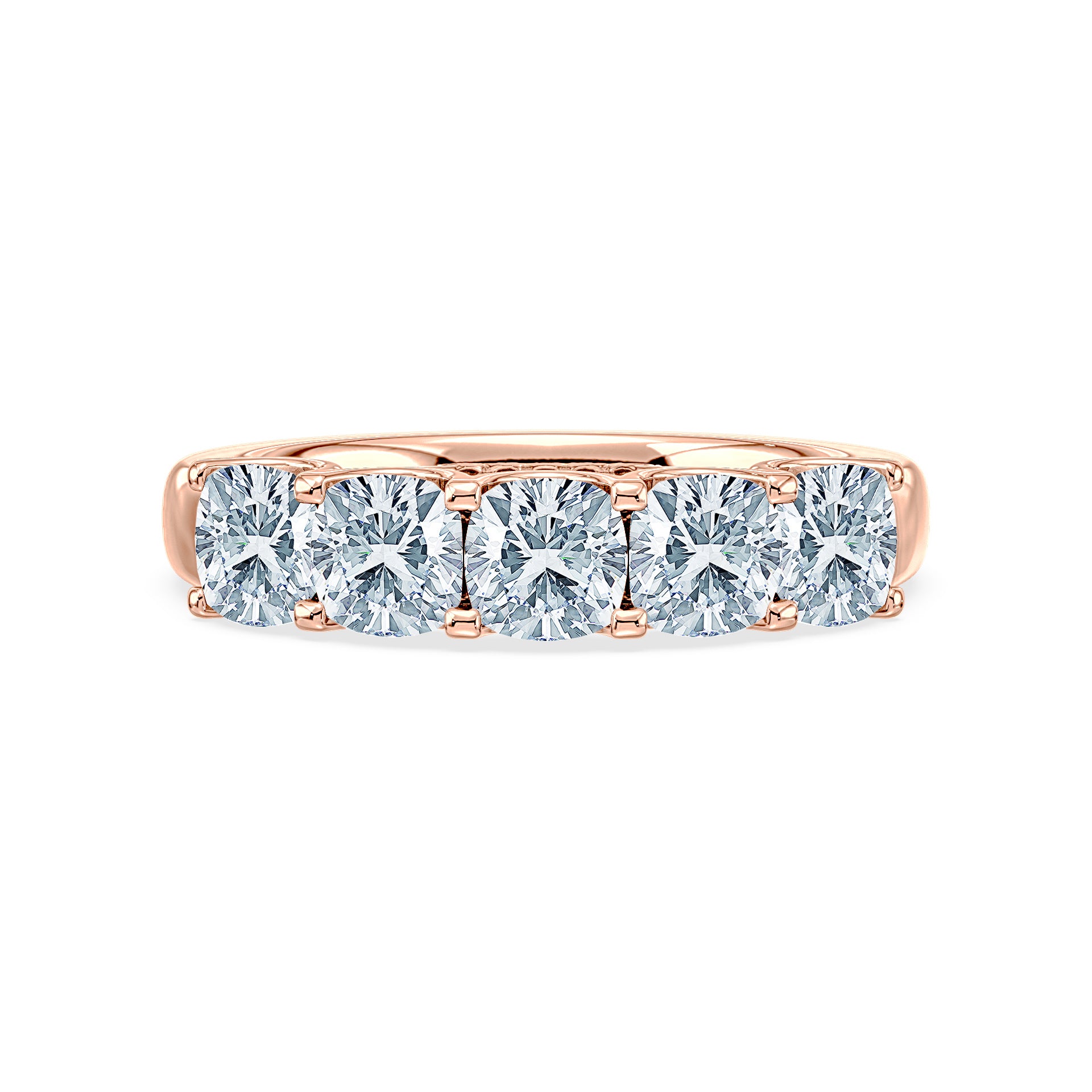 (Royal Asscher Cushion - Rose)