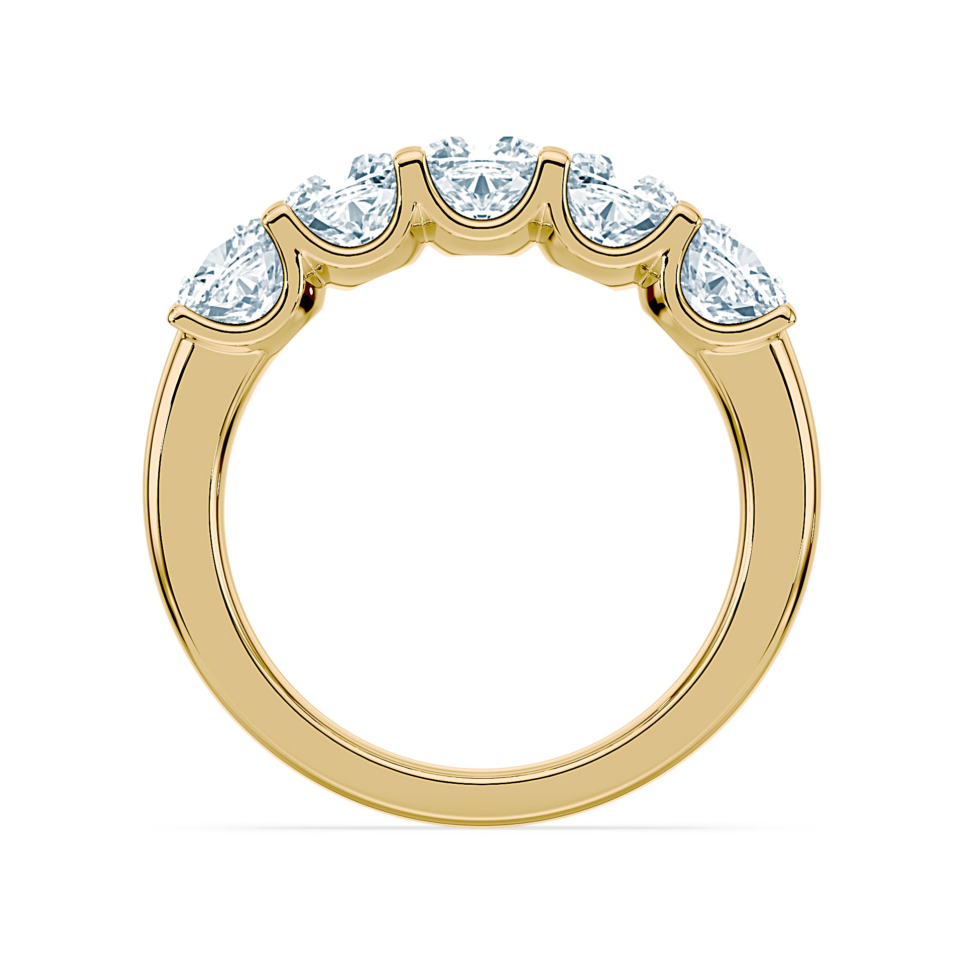 (Royal Asscher Cushion - Yellow)