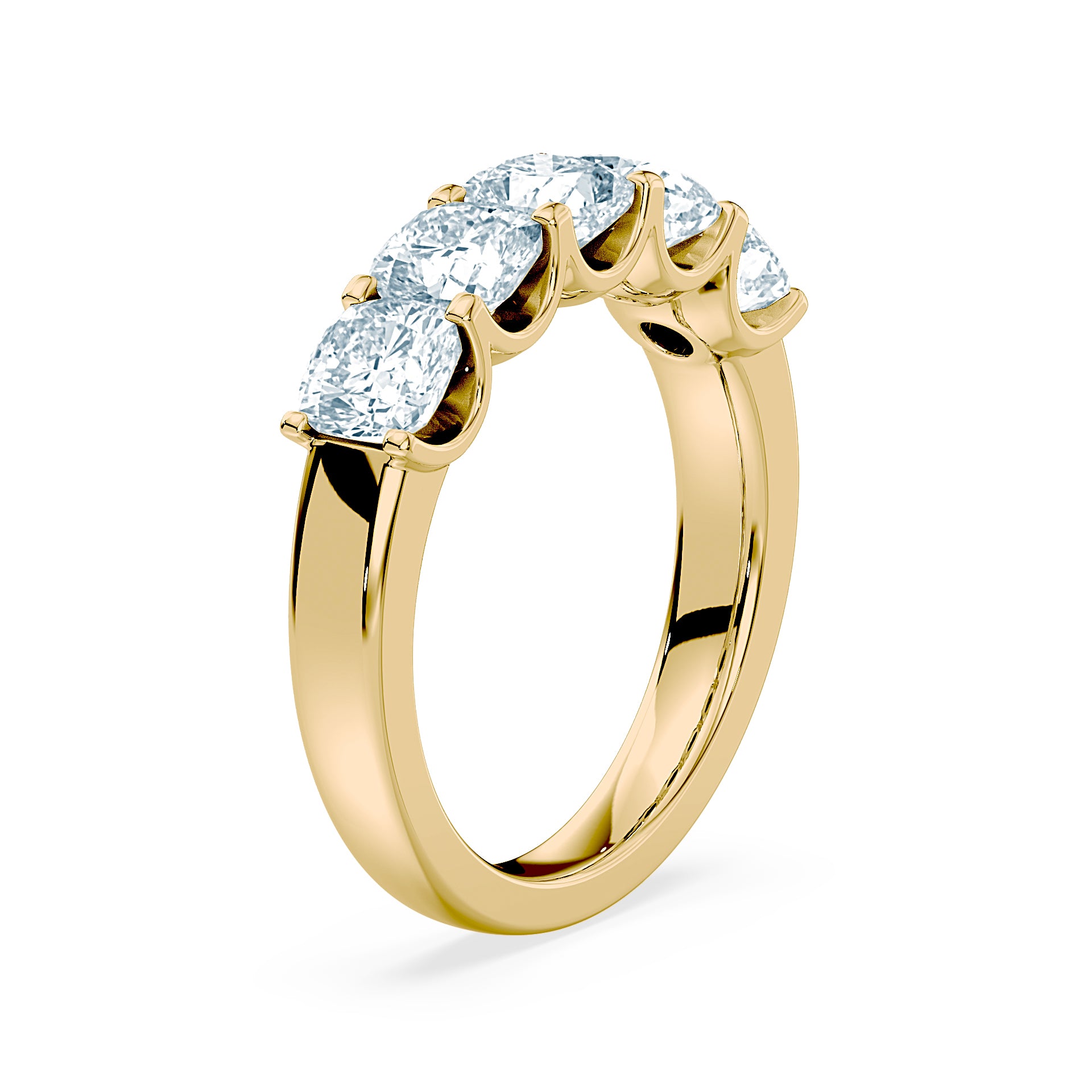 (Royal Asscher Cushion - Yellow)