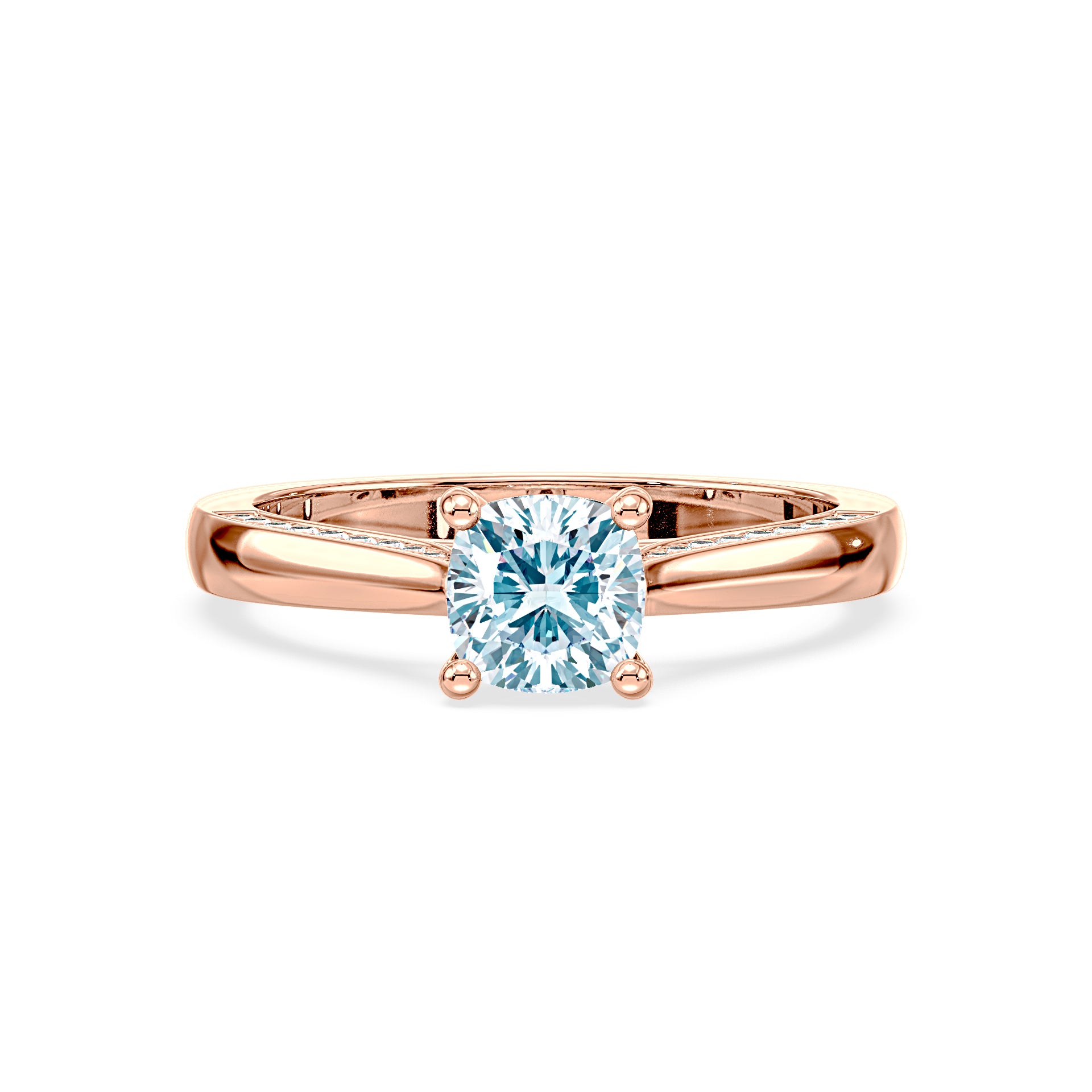 (Royal Asscher Cushion - Rose)