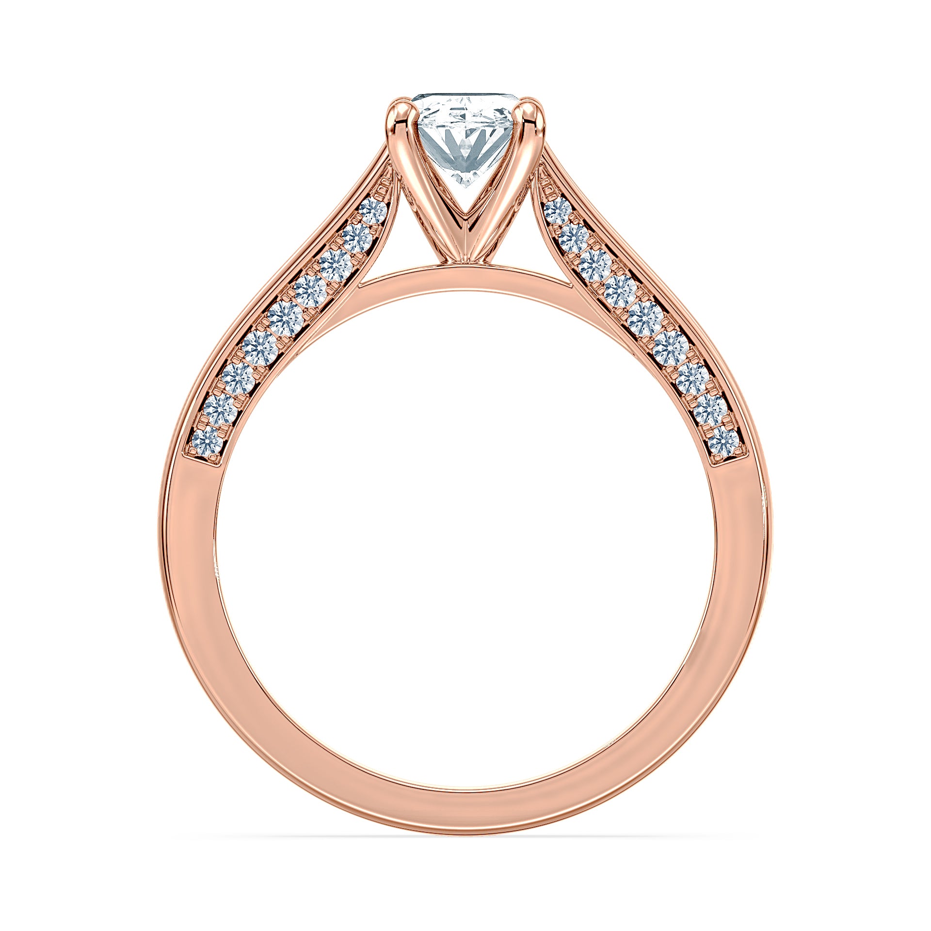 (Royal Asscher Oval - Rose)