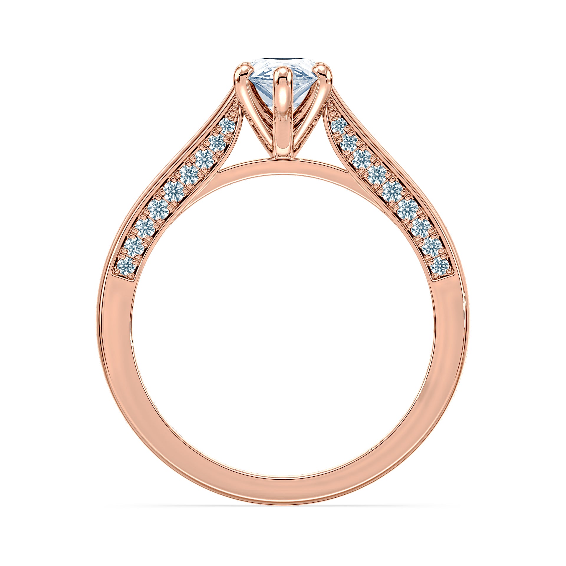 (Royal Asscher Pear - Rose)