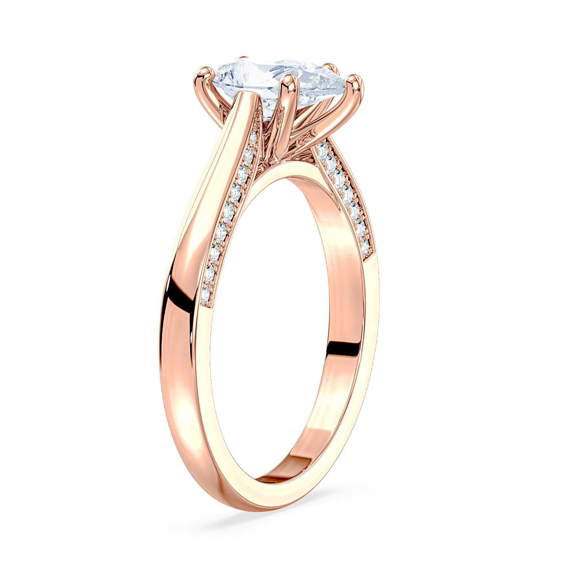(Royal Asscher Pear - Rose)