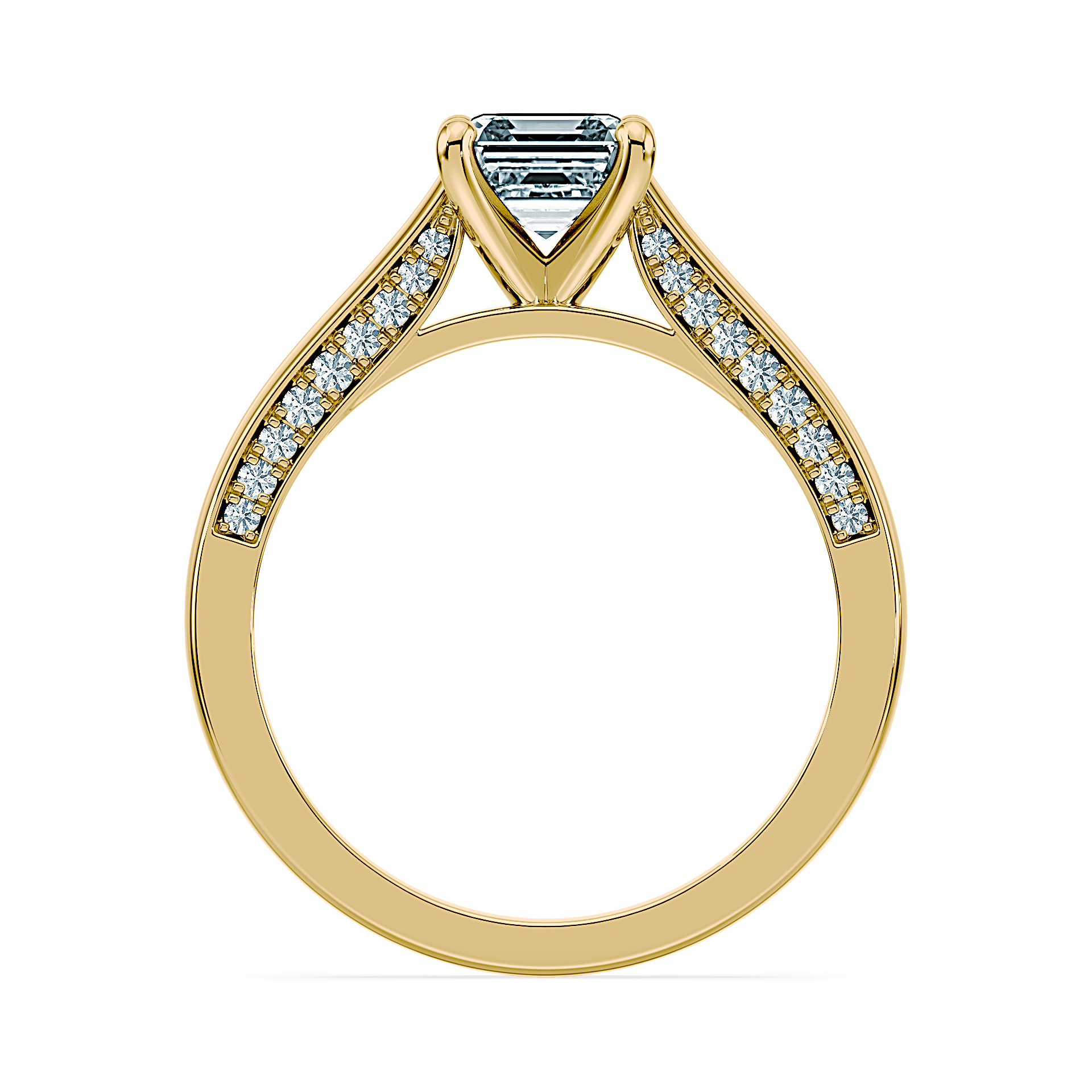(Royal Asscher Cut - Yellow)