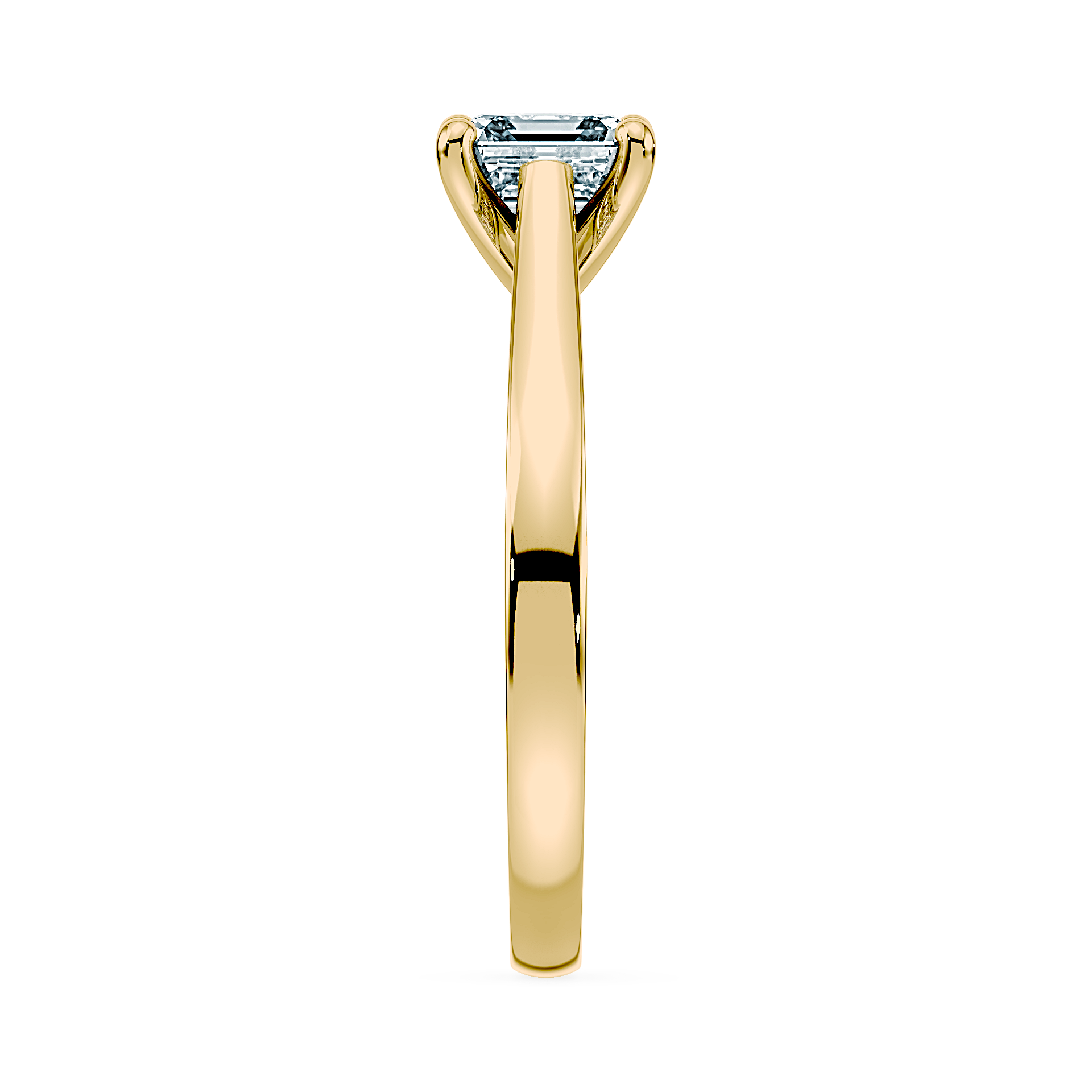 (Royal Asscher Cut - Yellow)