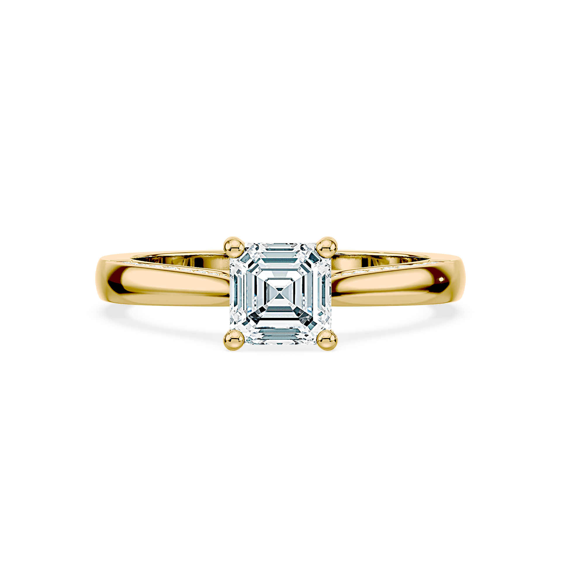 (Royal Asscher Cut - Yellow)