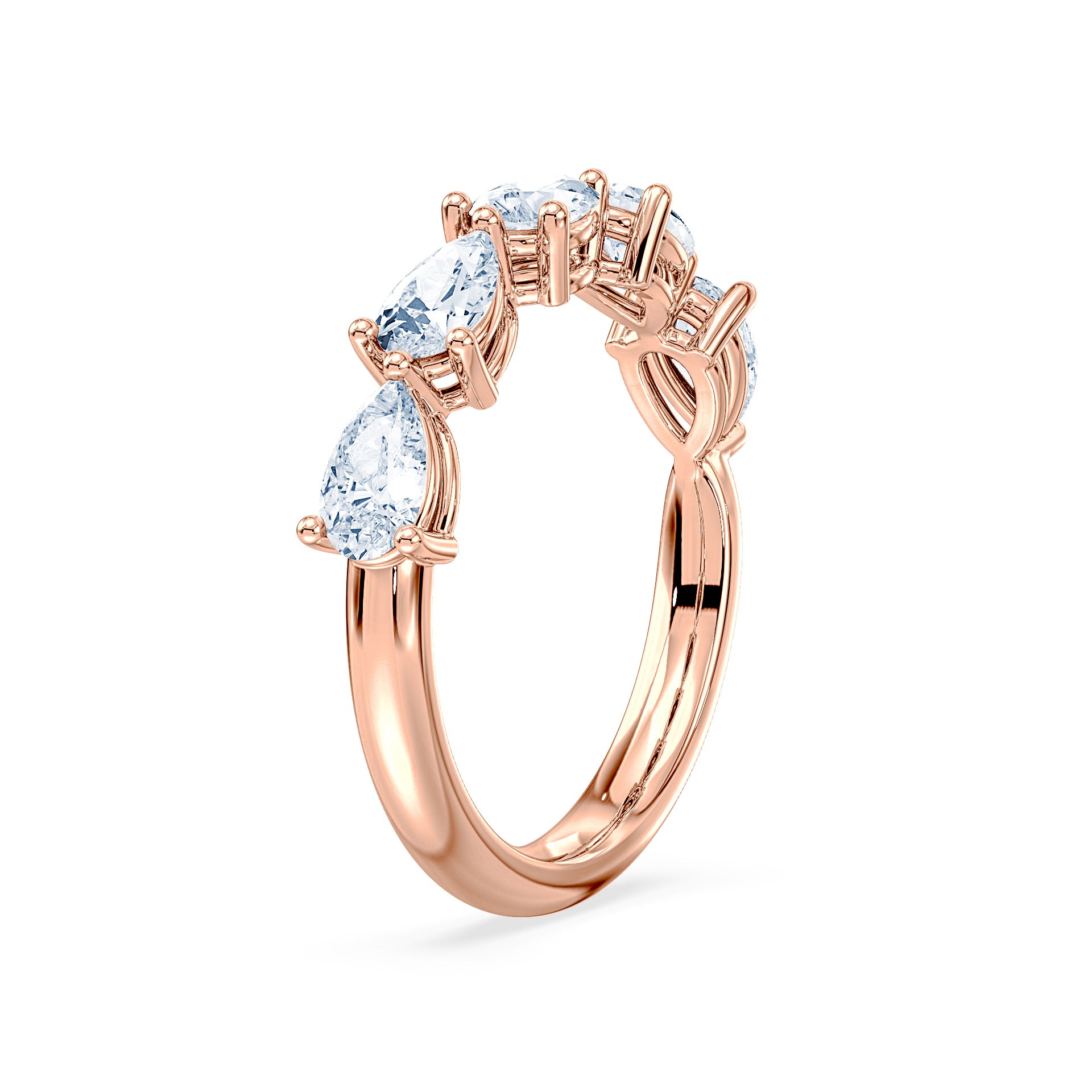 (Royal Asscher Pear - Rose)